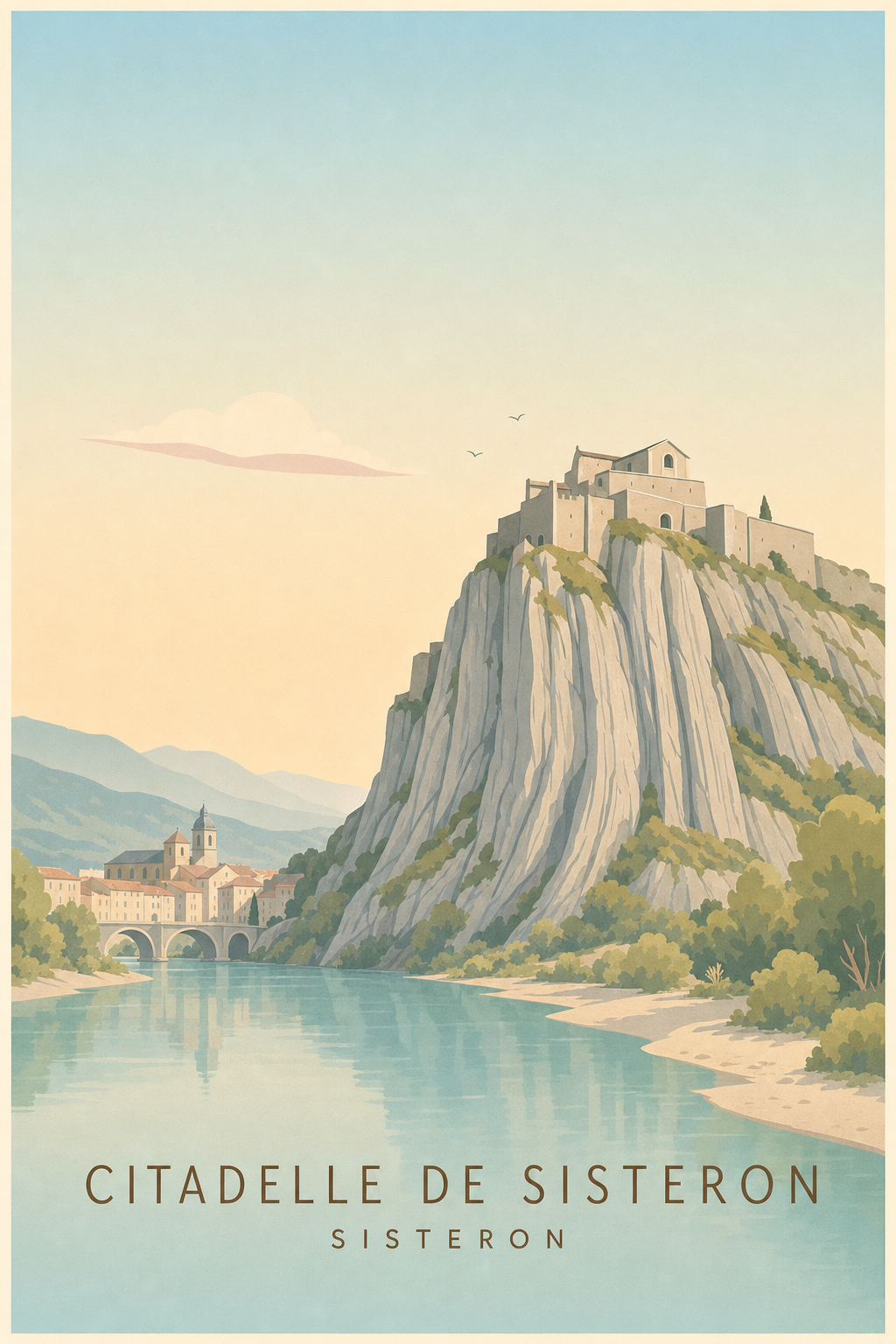 Affiche de la Citadelle de Sisteron