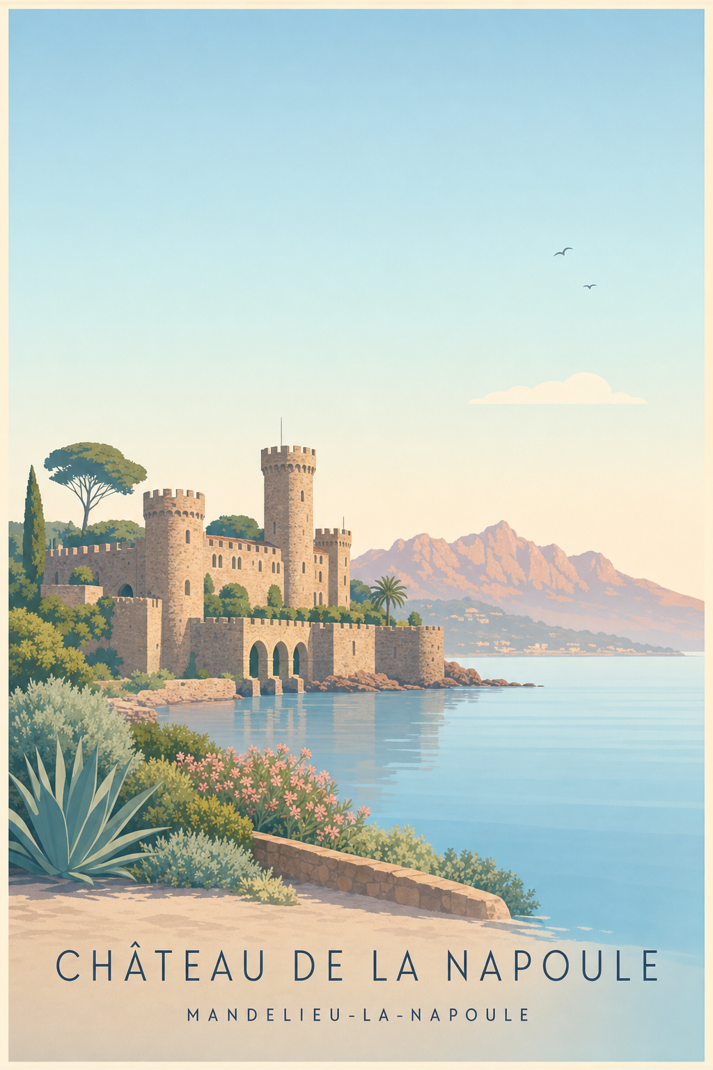Affiche du Château de la Napoule