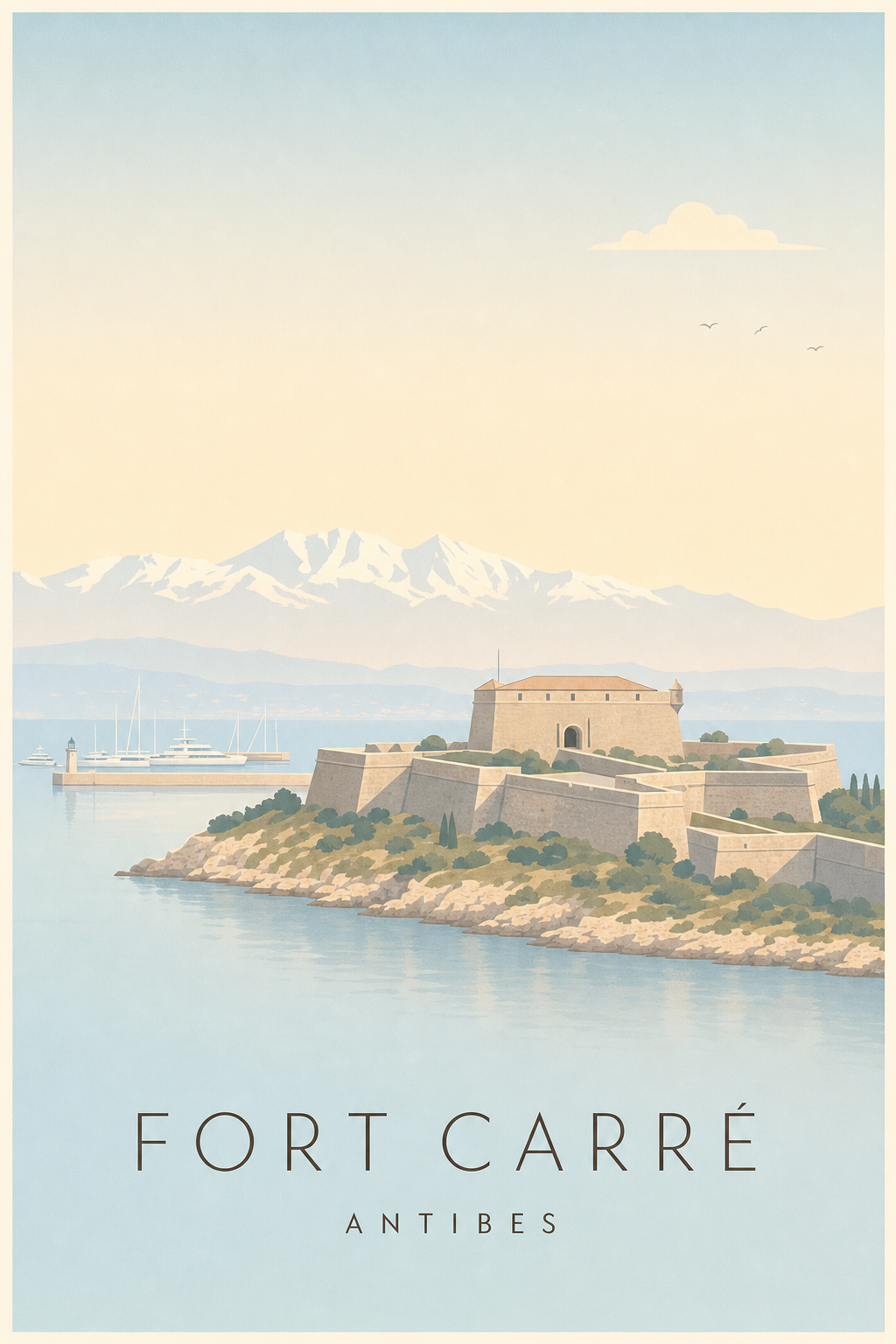 Affiche du Fort Carré