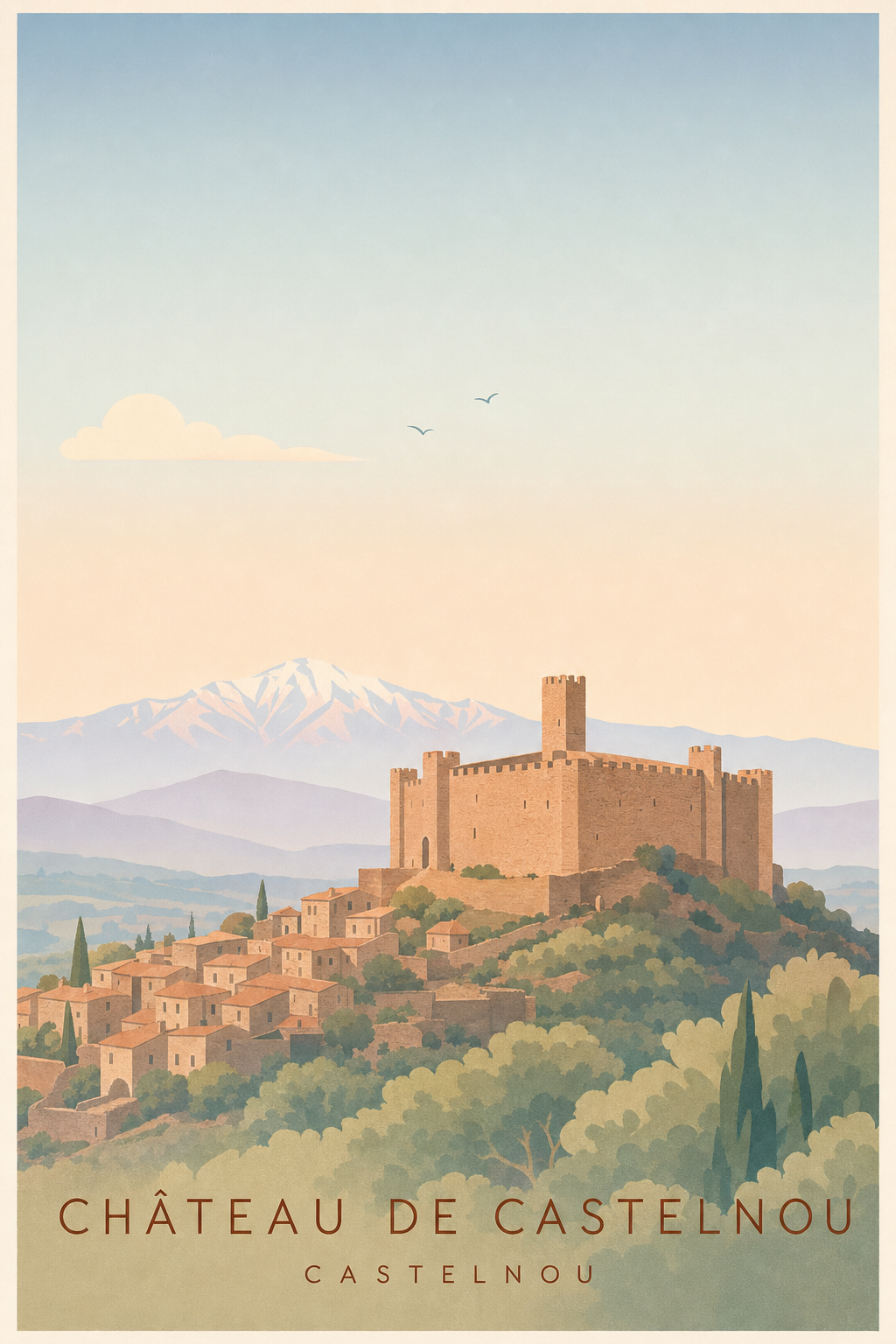 Affiche du Château de Castelnou