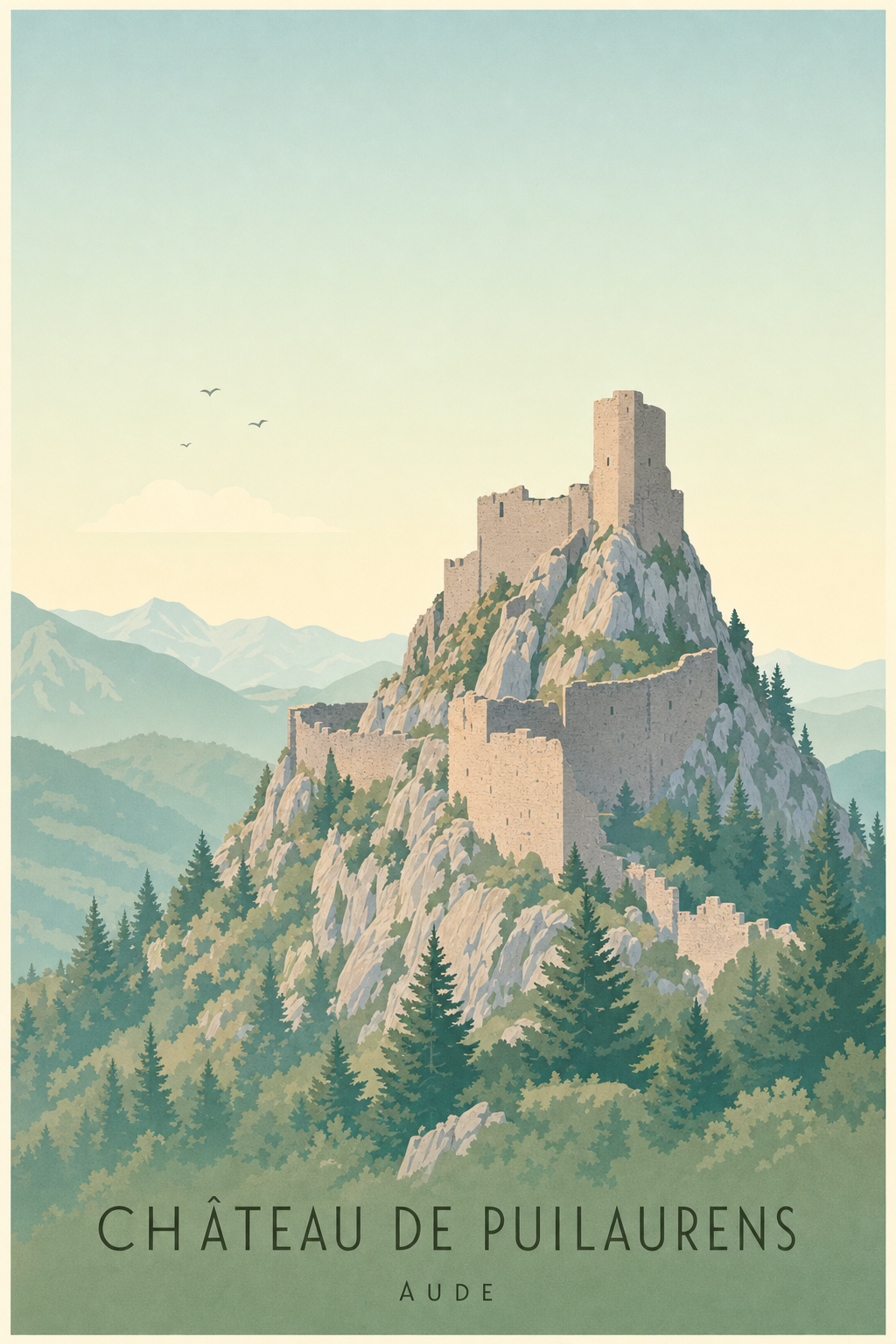 Affiche du Château de Puilaurens