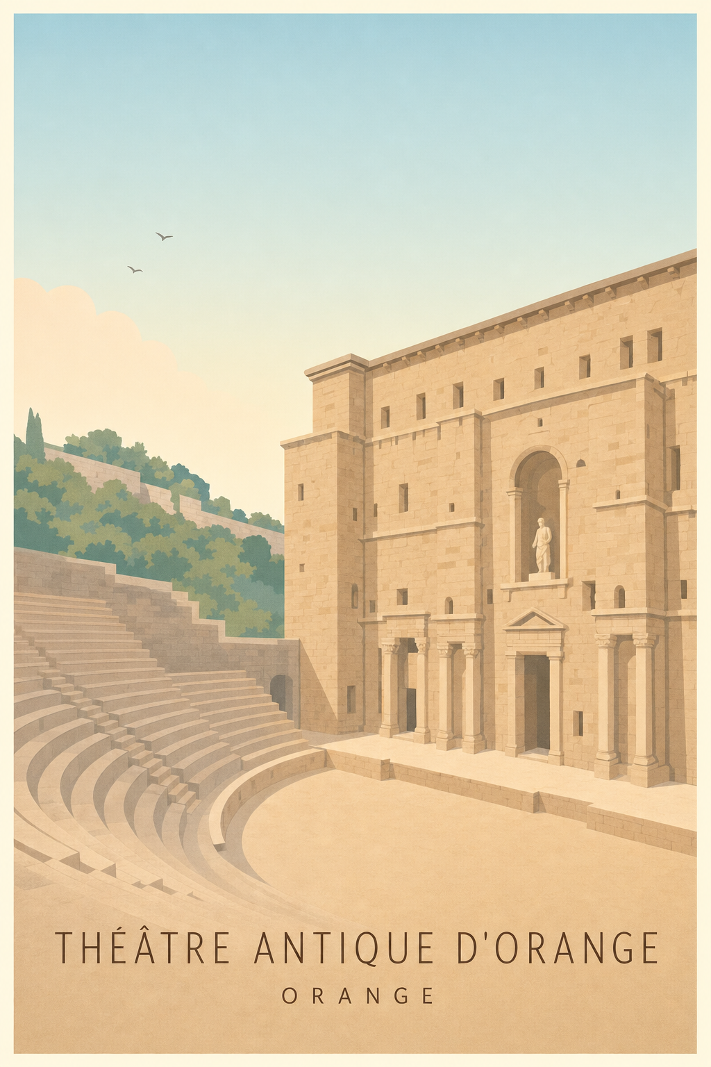 Affiche du Théâtre antique d'Orange