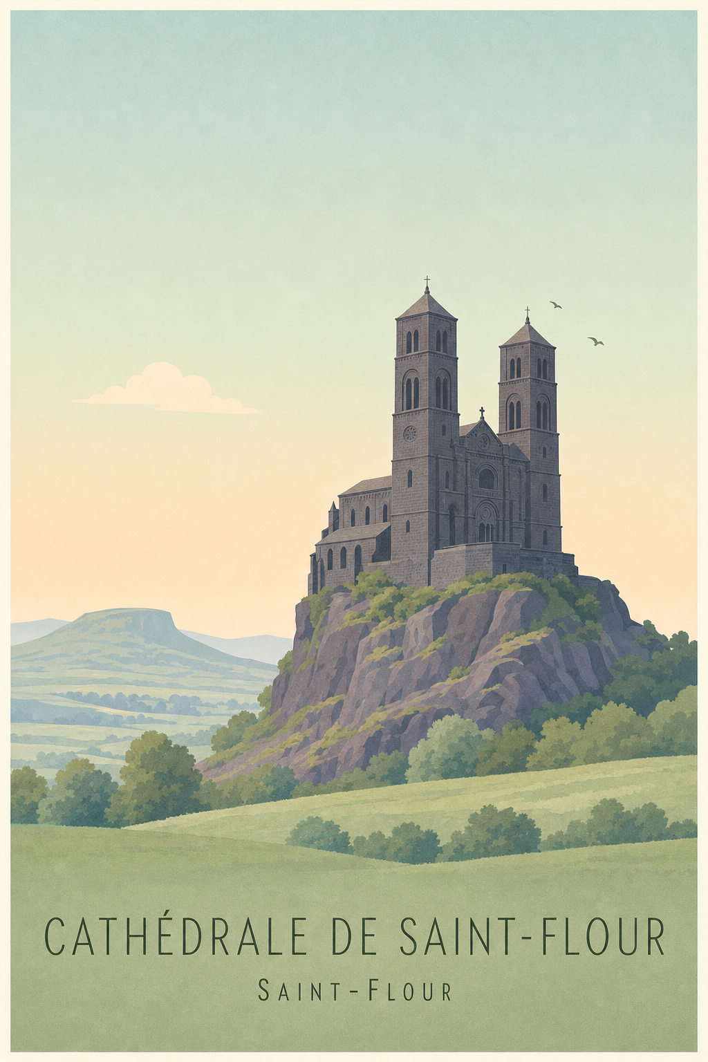Affiche de la Cathédrale de Saint-Flour