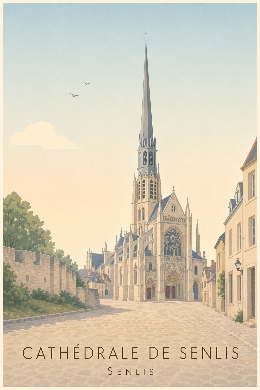 Affiche de la Cathédrale de Senlis