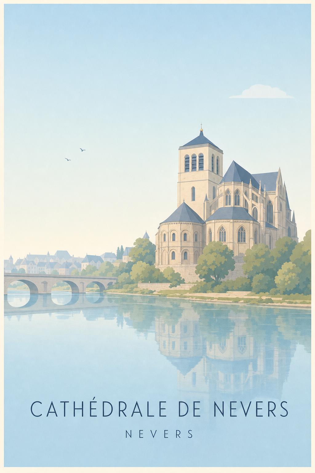 Affiche de la Cathédrale de Nevers