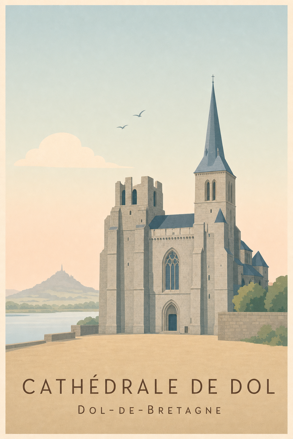 Affiche de la Cathédrale de Dol