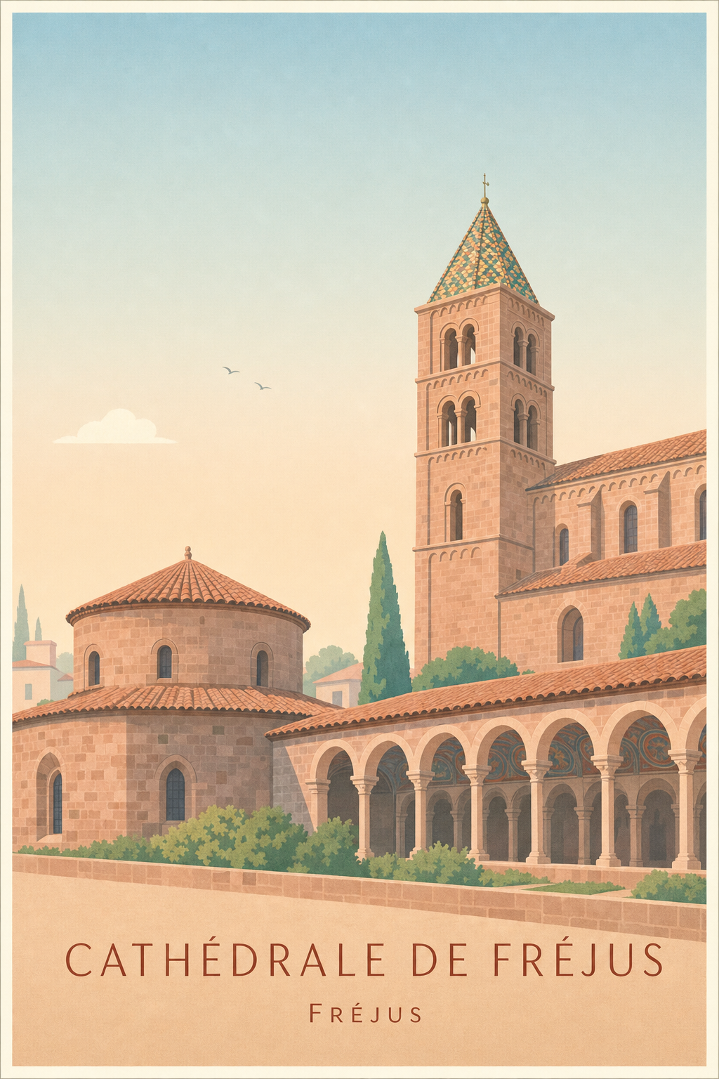 Affiche de la Cathédrale de Fréjus