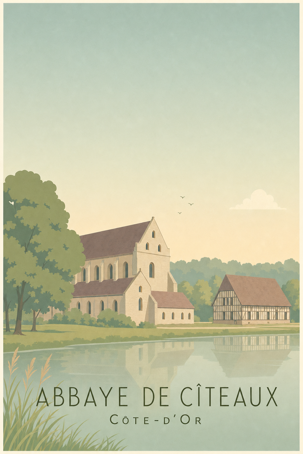 Affiche de l'Abbaye de Cîteaux