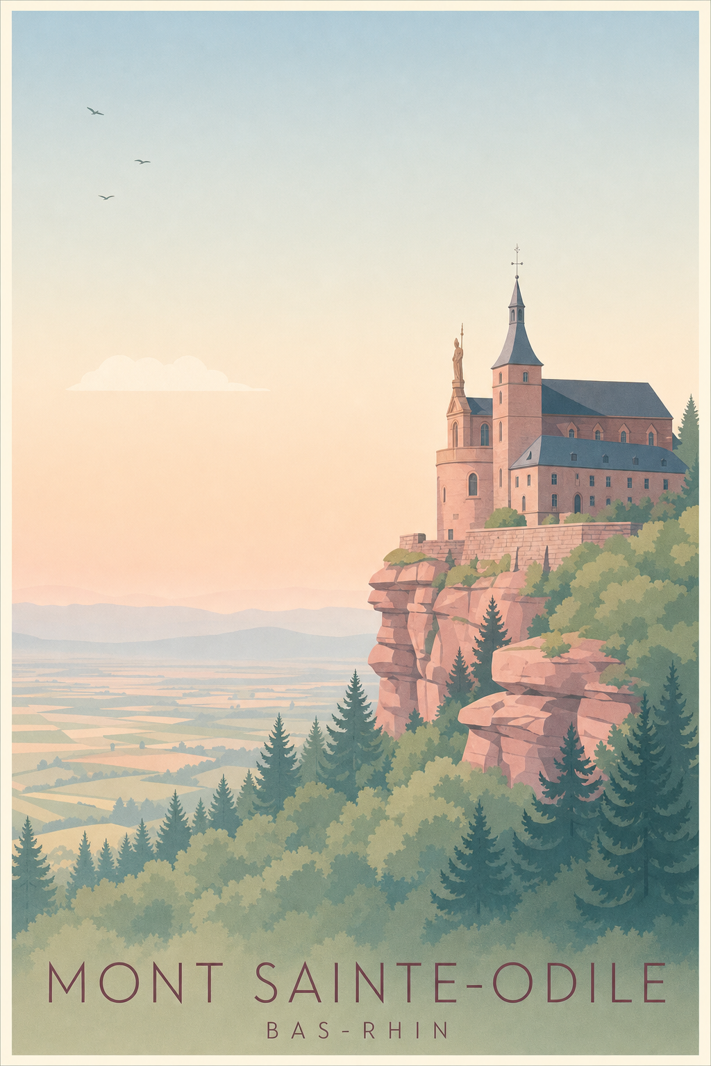 Affiche du Mont Sainte-Odile