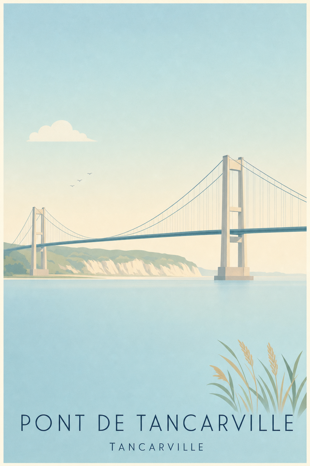 Affiche du Pont de Tancarville