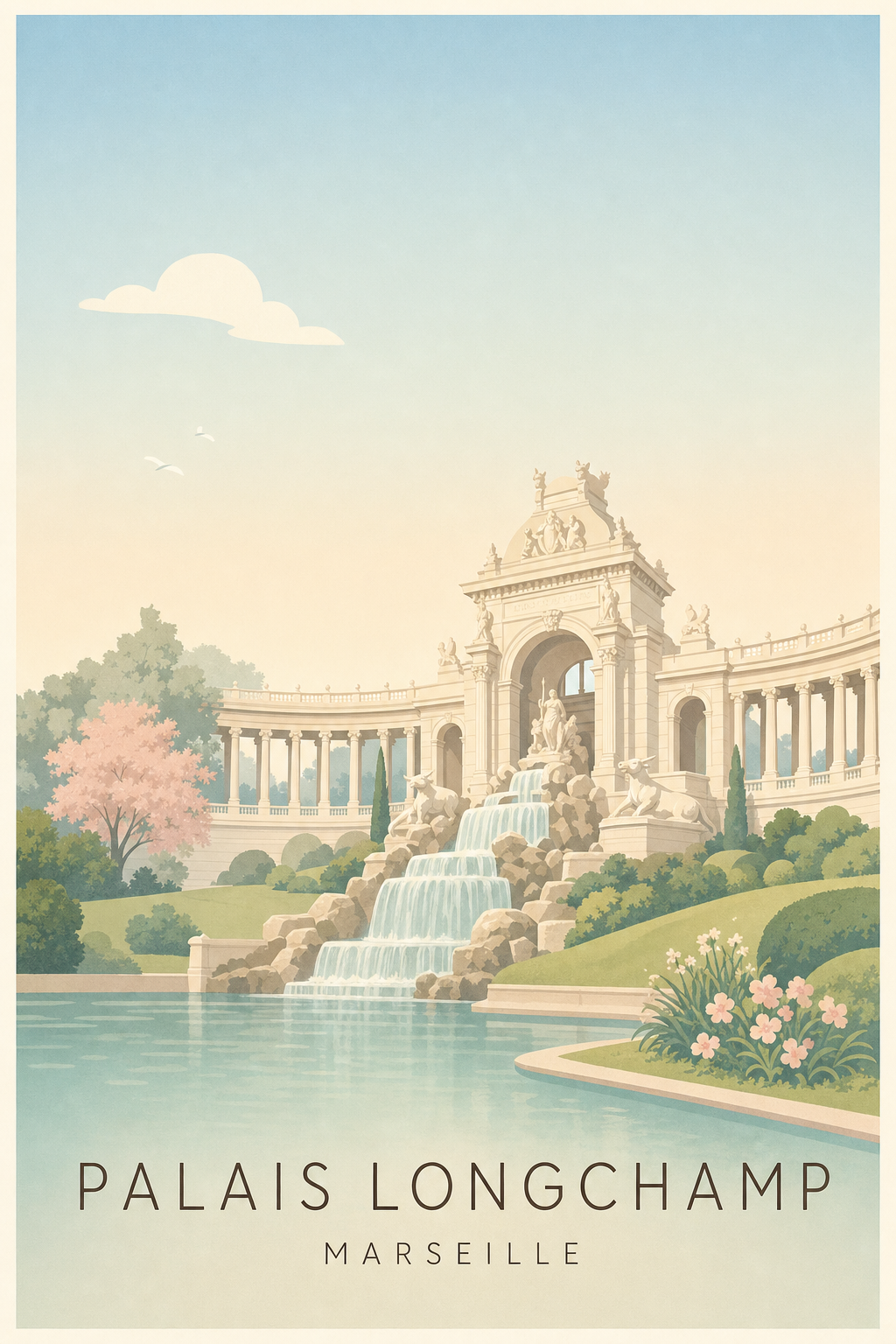 Affiche du Palais Longchamp