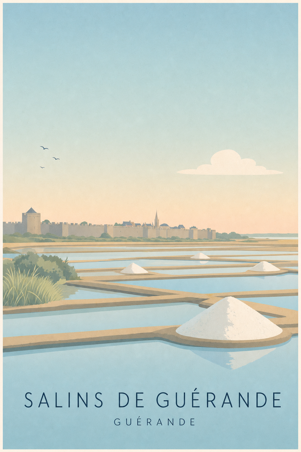 Affiche des Salins de Guérande