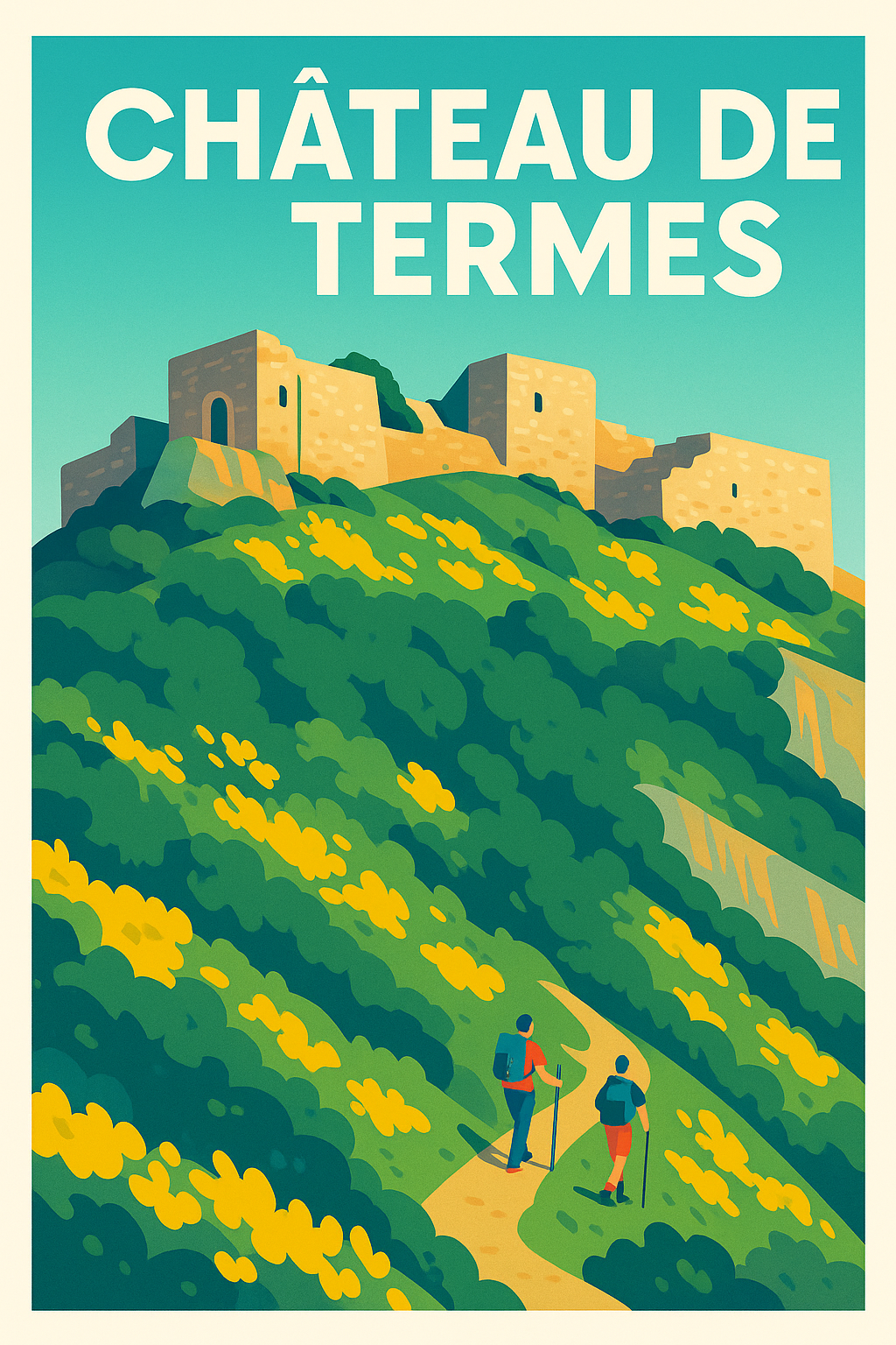 Affiche de Château de Termes - L'esprit cathare au cœur des Corbières