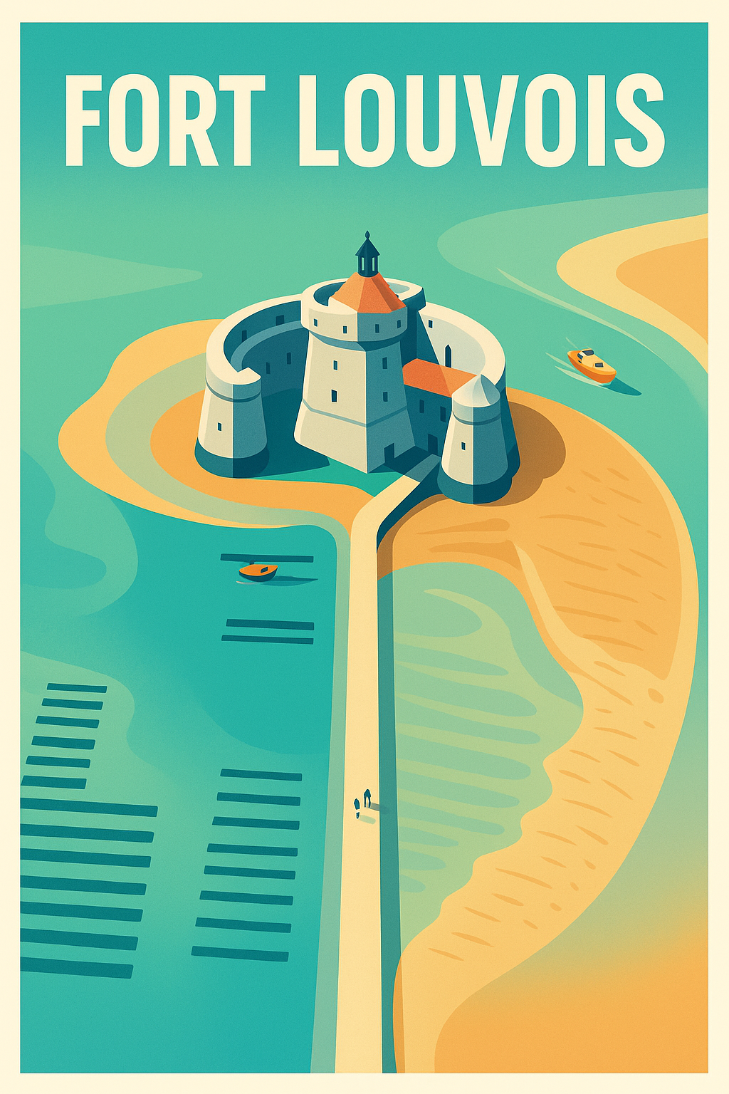 Affiche de Fort Louvois - La sentinelle de l'Océan Atlantique