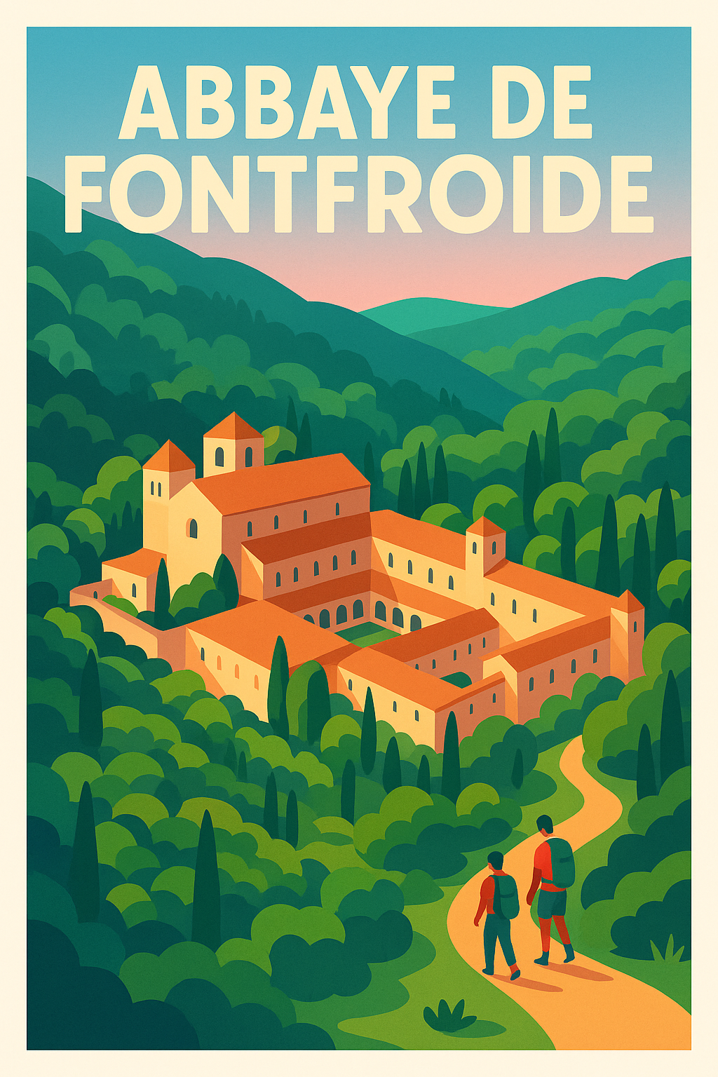 Affiche de Abbaye de Fontfroide - Sérénité au cœur des Corbières
