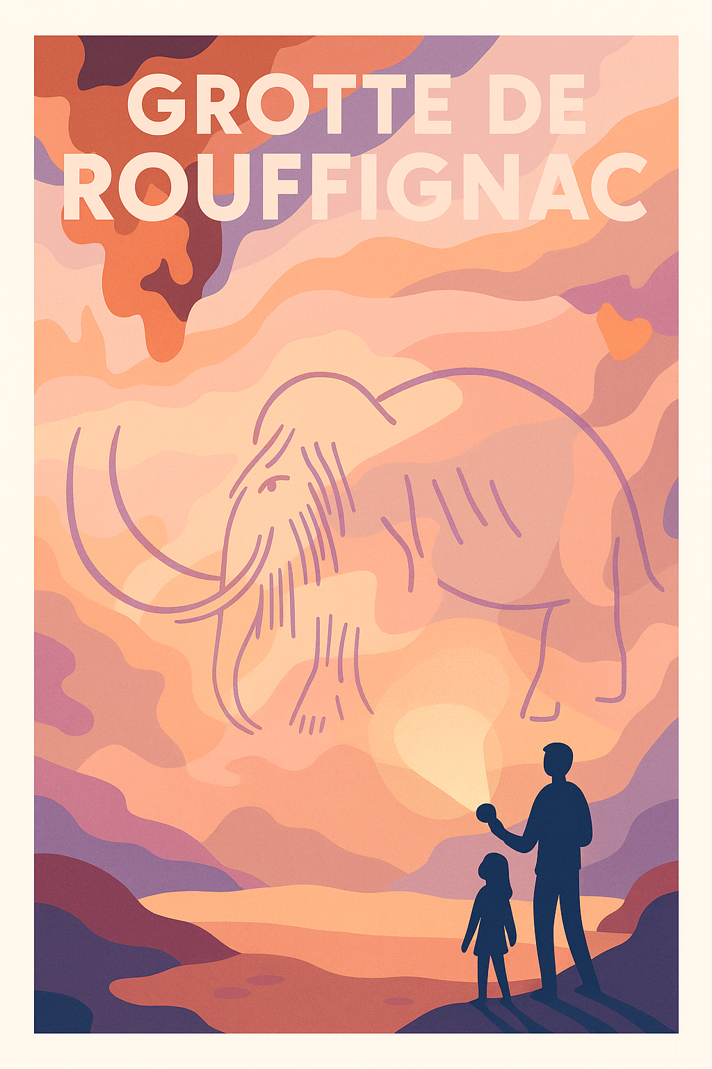 Affiche de Grotte de Rouffignac - Voyage au cœur de la Préhistoire