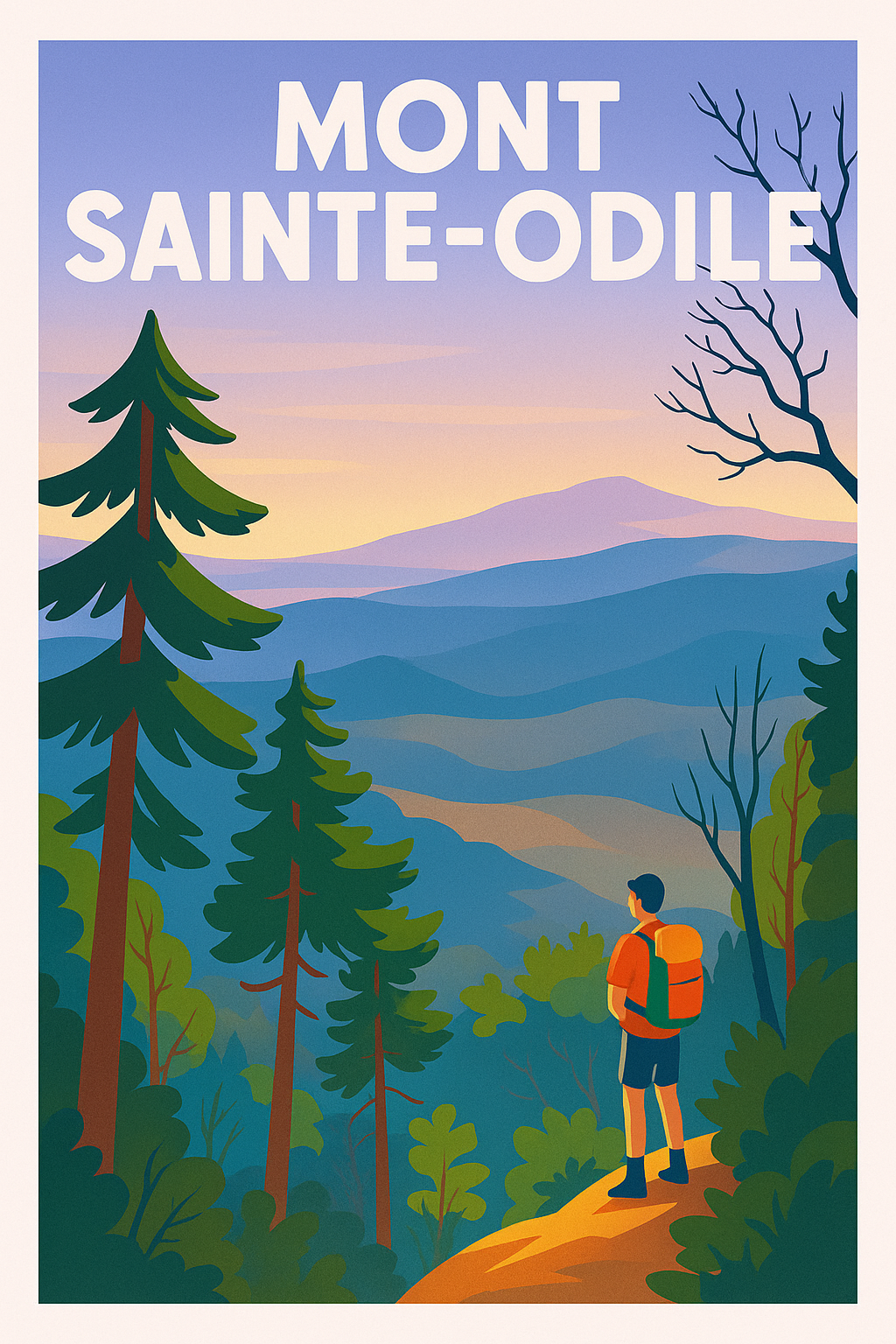 Affiche de Mont Sainte-Odile - Évasion au cœur des Vosges