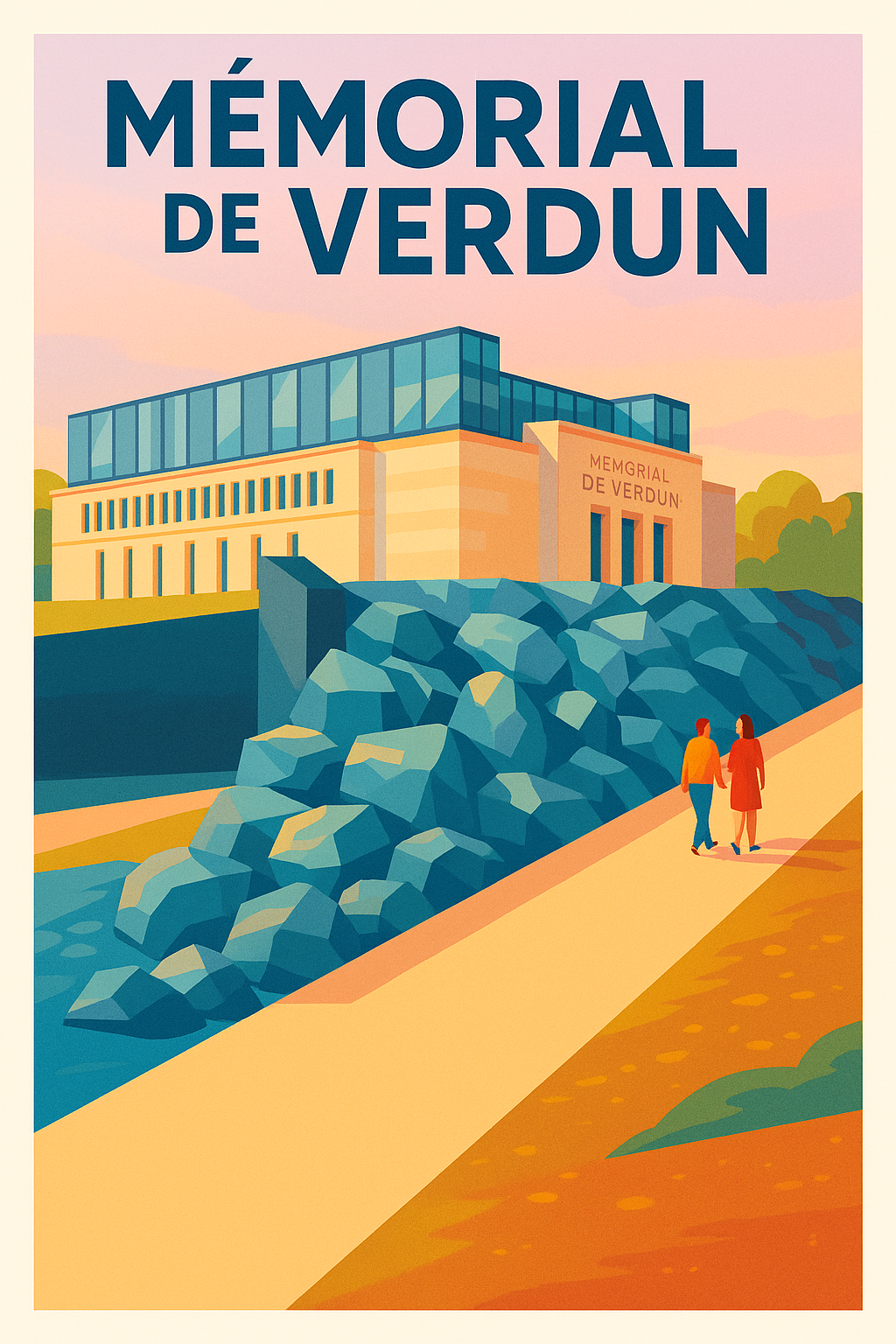 Affiche de Mémorial de Verdun - Un hommage moderne chargé d'histoire