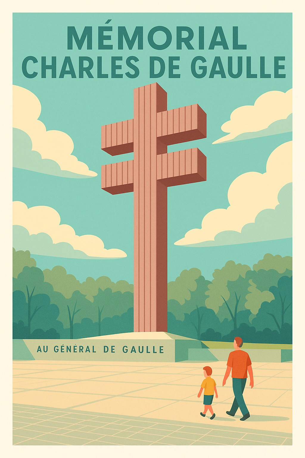 Affiche de Mémorial Charles de Gaulle - L'hommage historique au cœur de la France