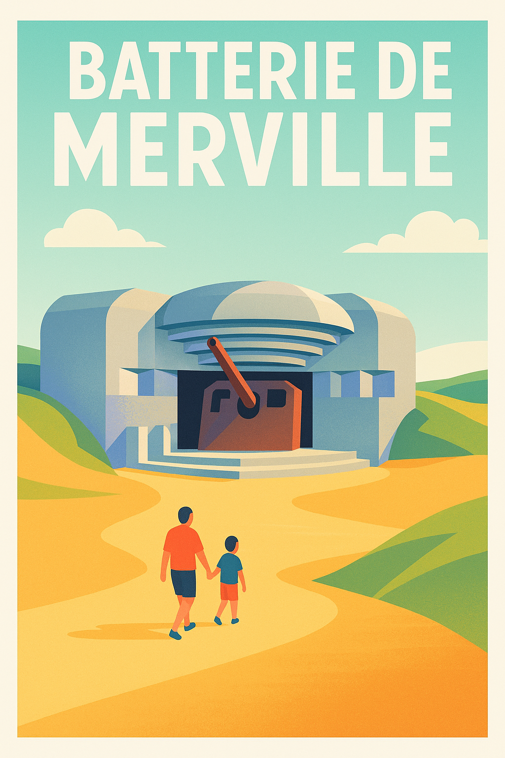 Affiche de Batterie de Merville - Un voyage mémoriel au cœur de l'Histoire