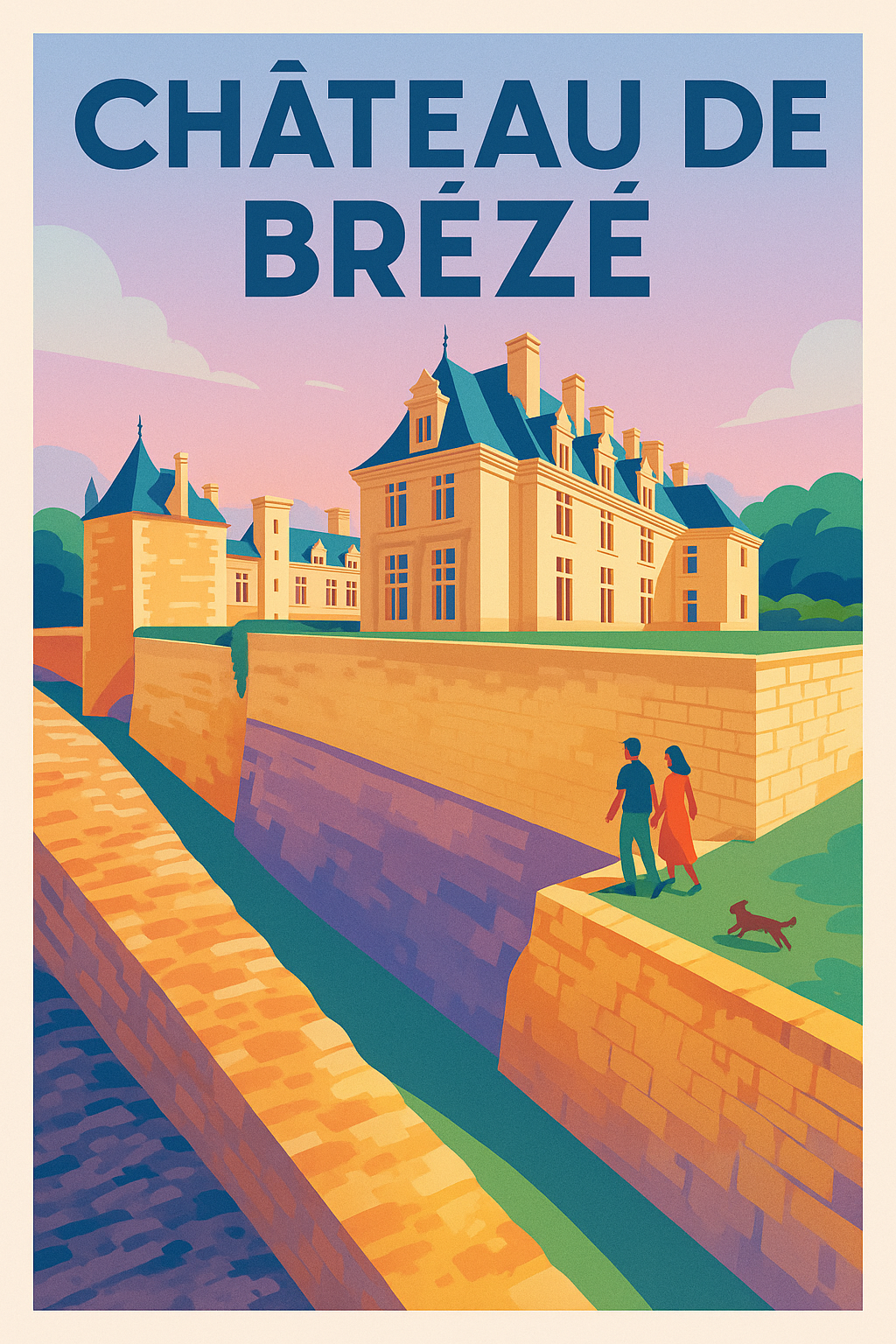Affiche de Château de Brézé - L'élégance d'un trésor souterrain en Anjou