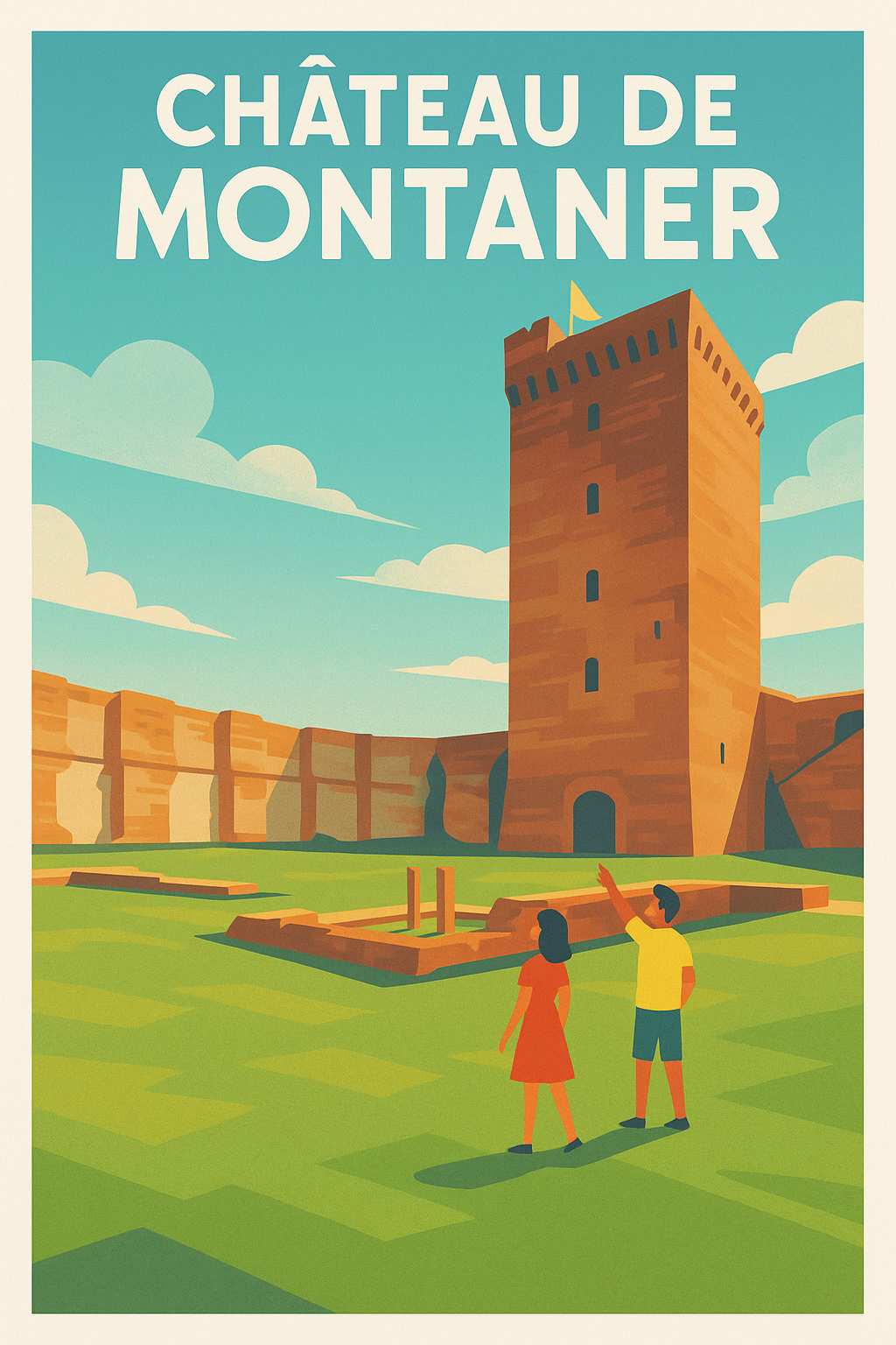 Affiche de Château de Montaner - Plongez dans l'histoire médiévale du Béarn