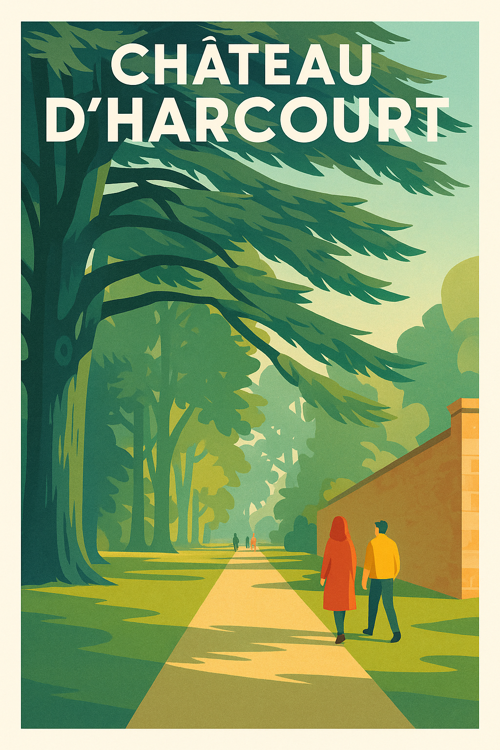 Affiche de Château d'Harcourt - Une escapade bucolique au cœur de l'arboretum