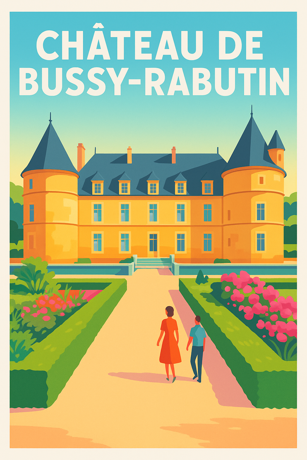 Affiche de Château de Bussy-Rabutin - L'élégance du Grand Siècle en Bourgogne