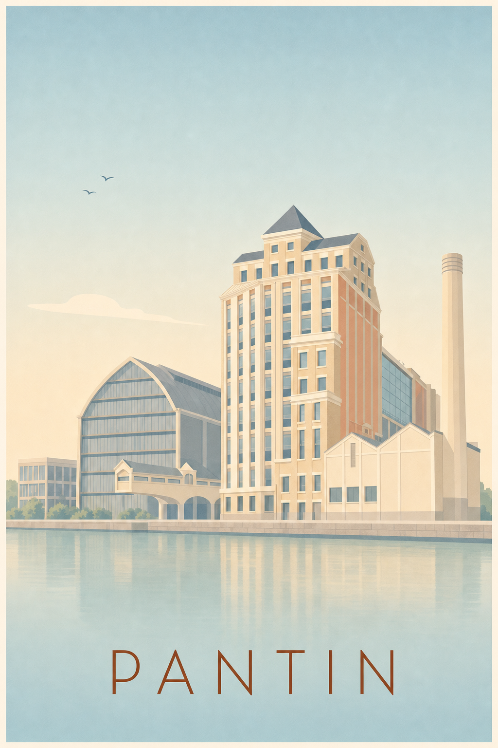 Affiche de Pantin, poster Grands Moulins