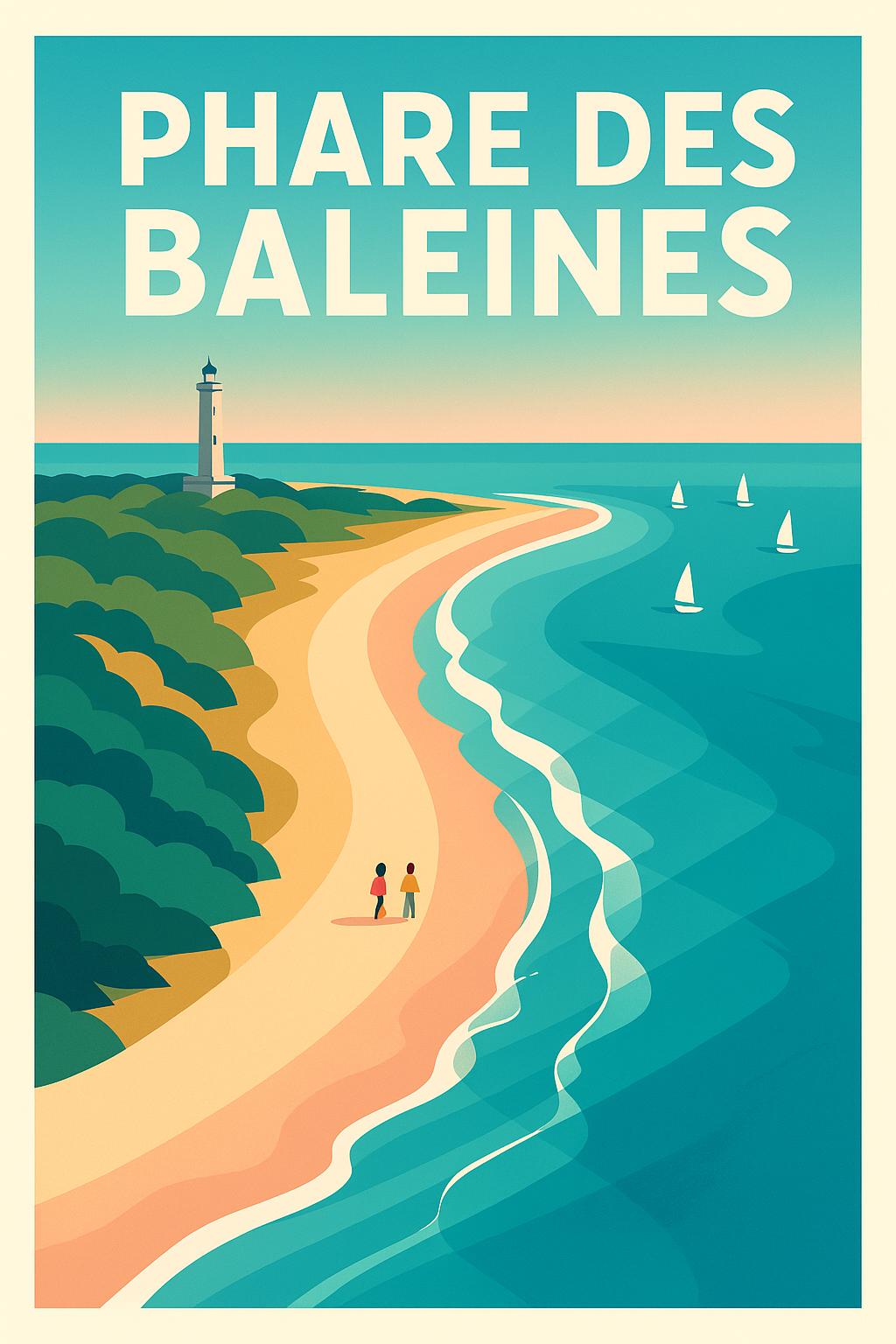 Affiche de Phare des Baleines - L'éclat sauvage de l'Île de Ré
