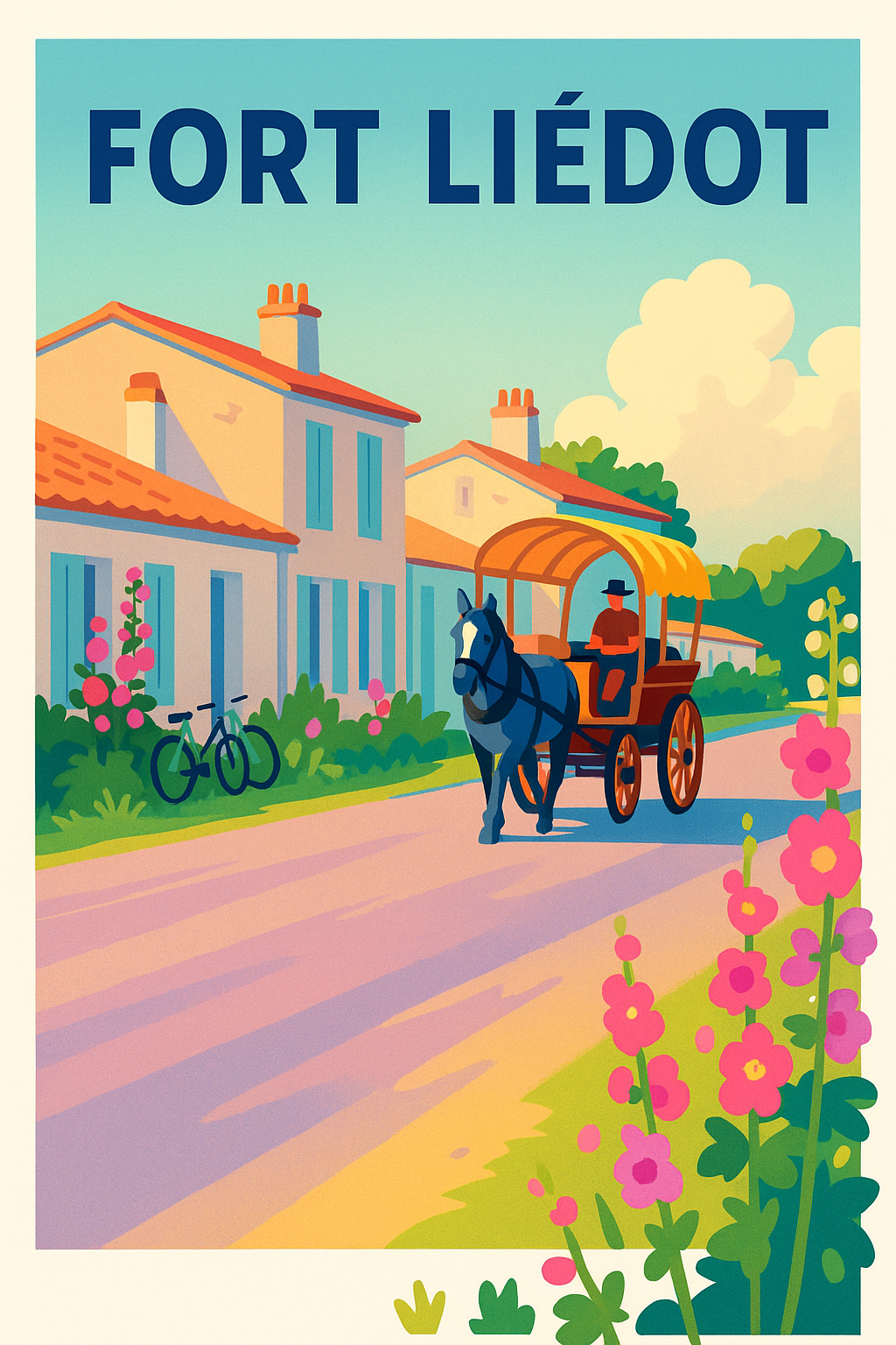 Affiche de Fort Liédot - Évasion authentique sur l'Île d'Aix