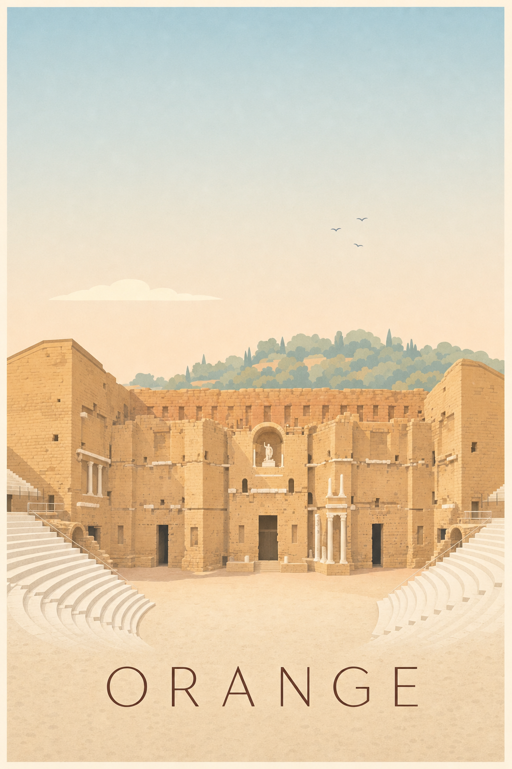 Affiche d'Orange, poster du Théâtre Antique