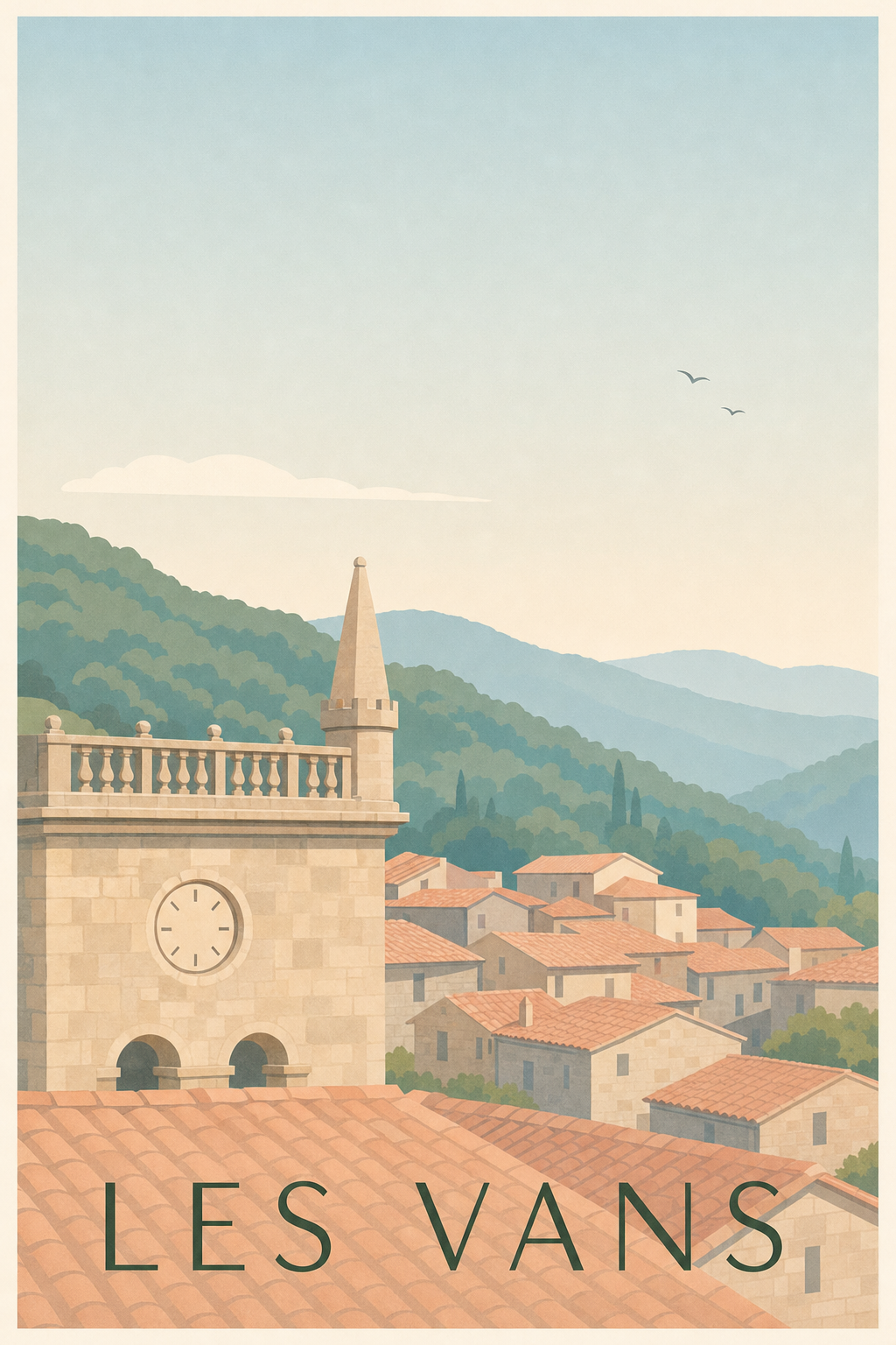 Affiche des Vans en Cévennes