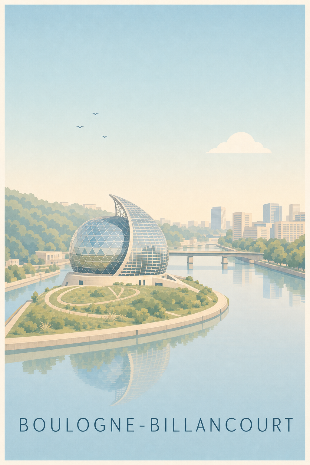 Affiche de Boulogne-Billancourt, La Seine Musicale