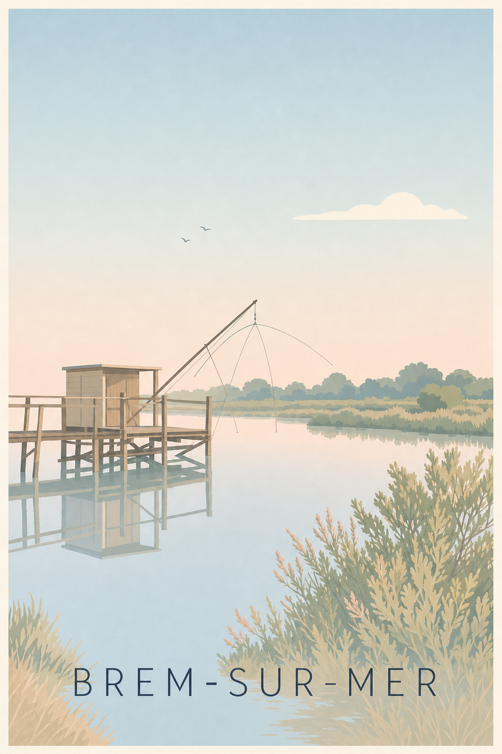Affiche de Brem-sur-Mer