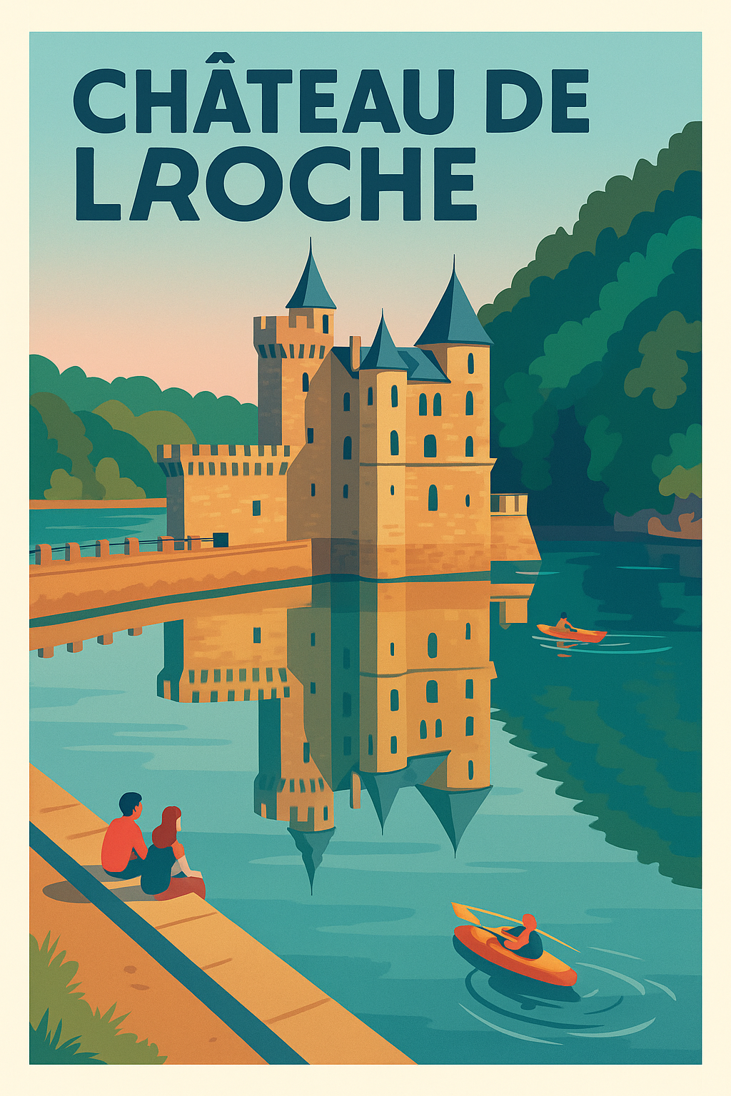 Affiche de Château de la Roche - L'élégance historique au fil de l'eau
