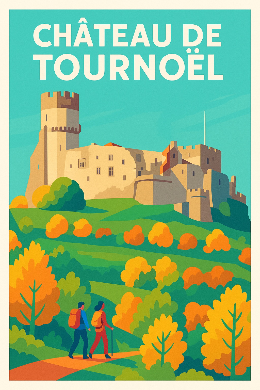 Affiche de Château de Tournoël - Majesté médiévale au cœur de l'Auvergne