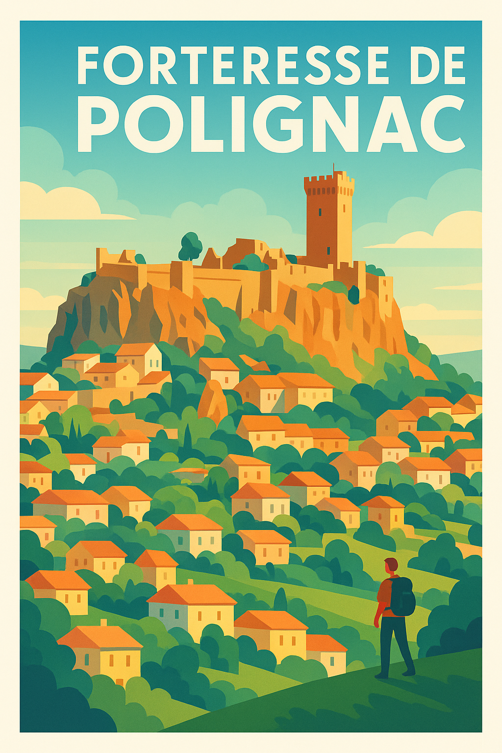 Affiche de Forteresse de Polignac - L'éclat médiéval de l'Auvergne