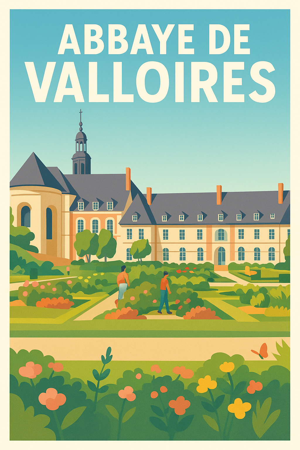 Affiche de Abbaye de Valloires - L'élégance des jardins de la Somme