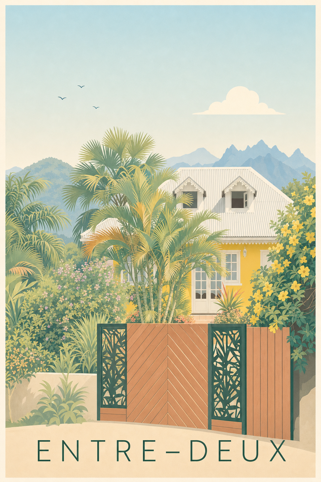 Affiche d'Entre-Deux, poster de La Réunion