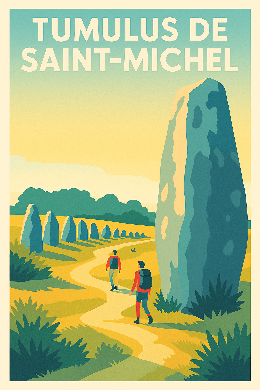Affiche de Tumulus de Saint-Michel - Voyage au cœur de la Préhistoire