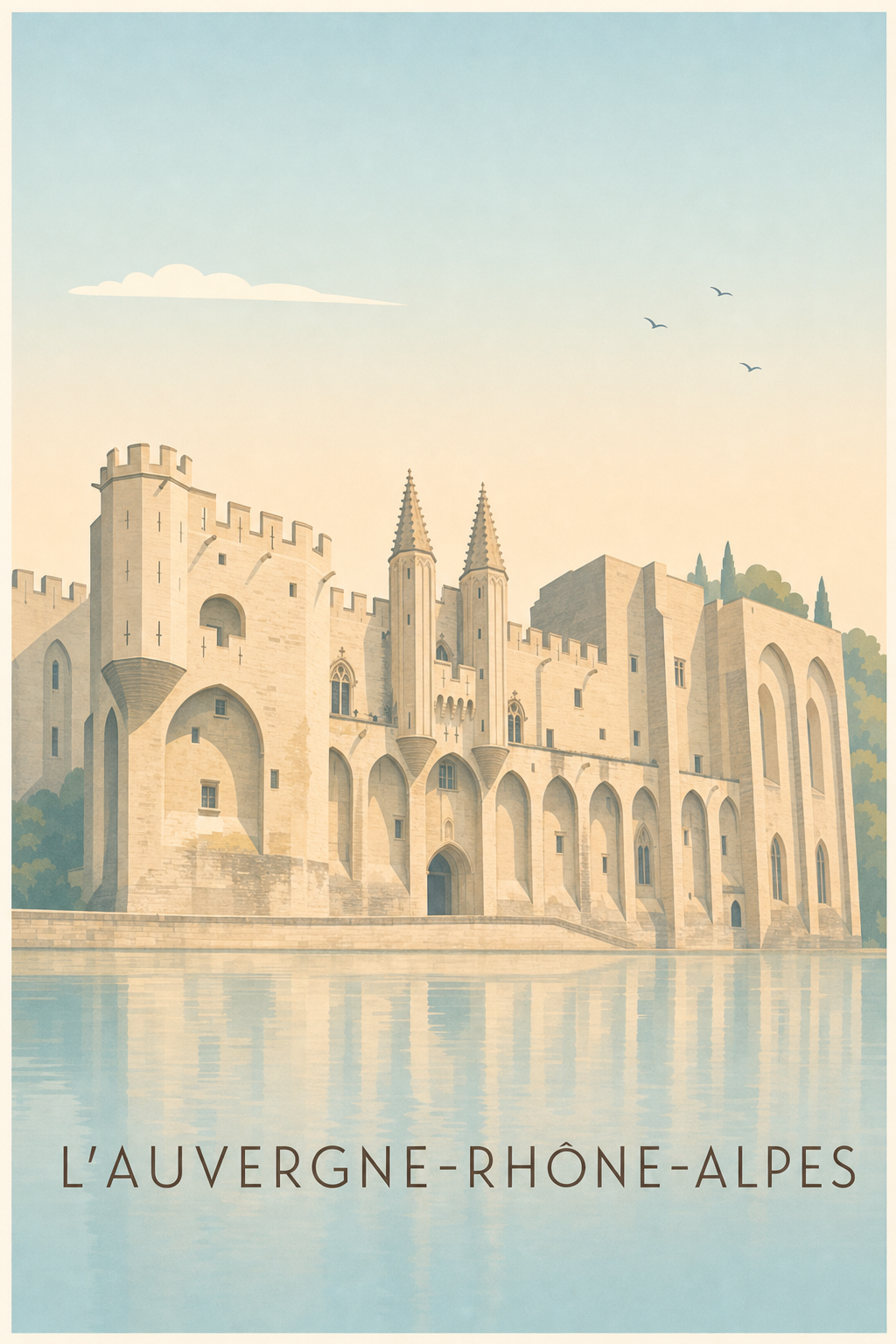 Affiche du Palais des Papes
