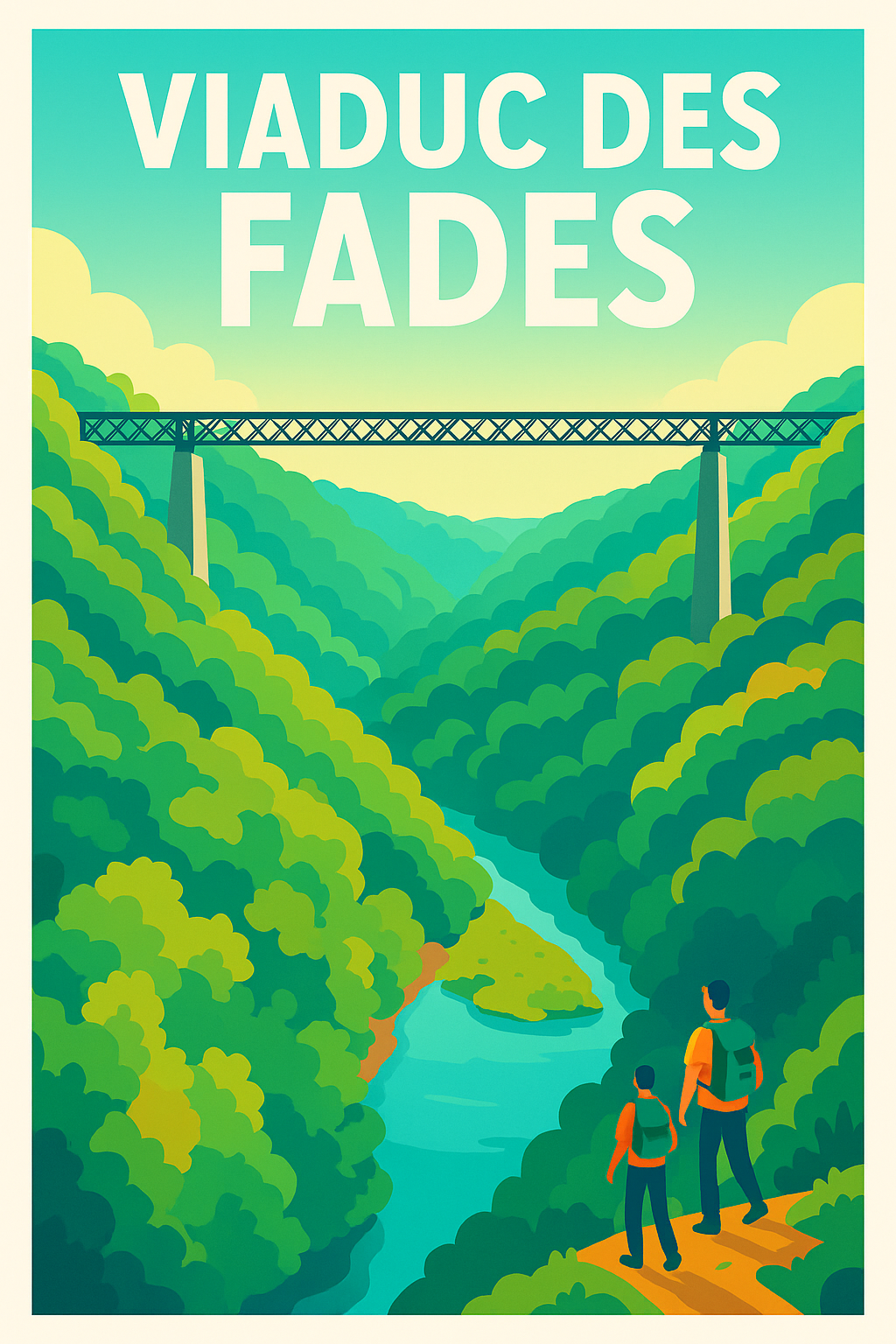 Affiche de Viaduc des Fades - Un géant d'acier au cœur de la nature