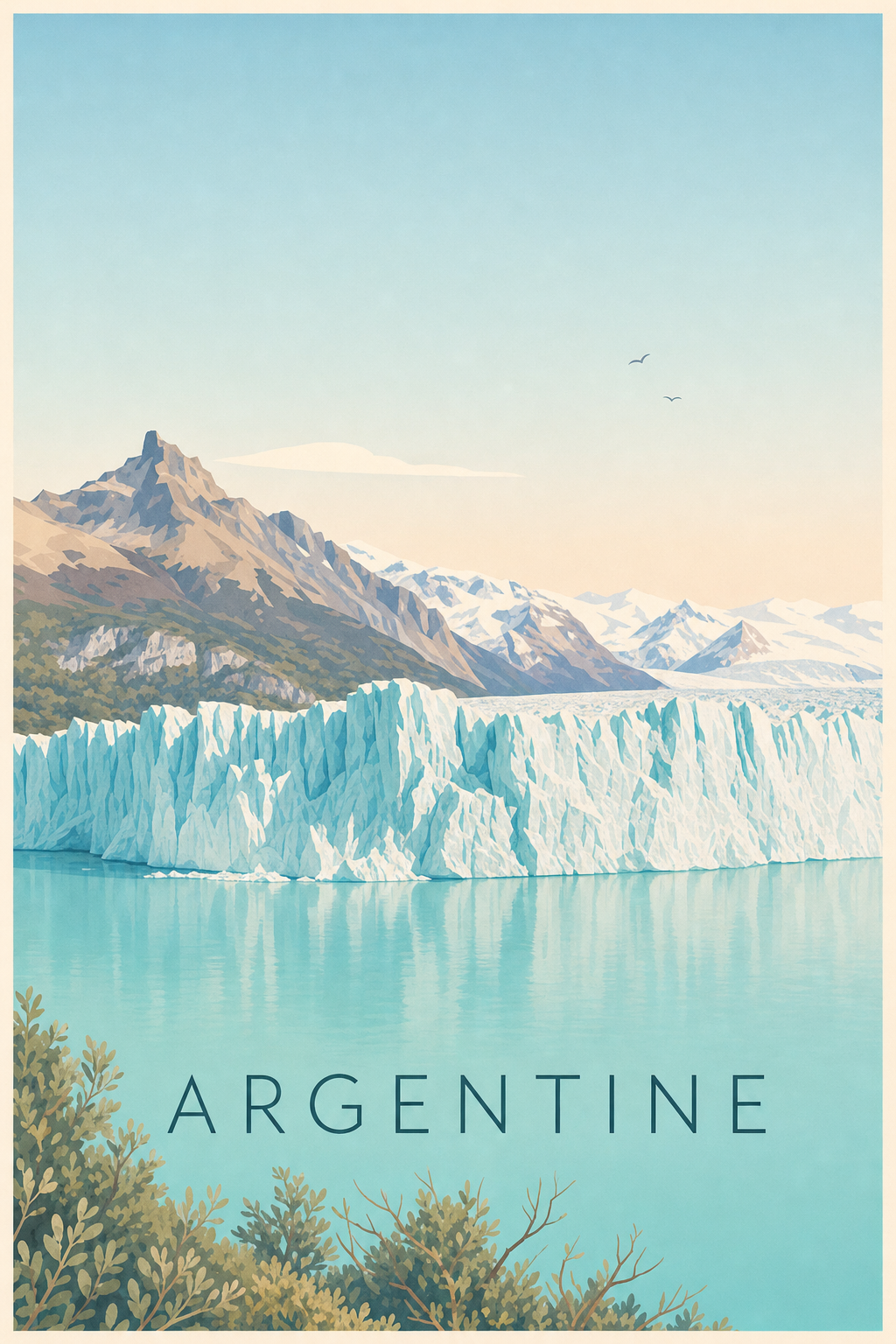 Affiche d'Argentine, poster phare Les Éclaireurs