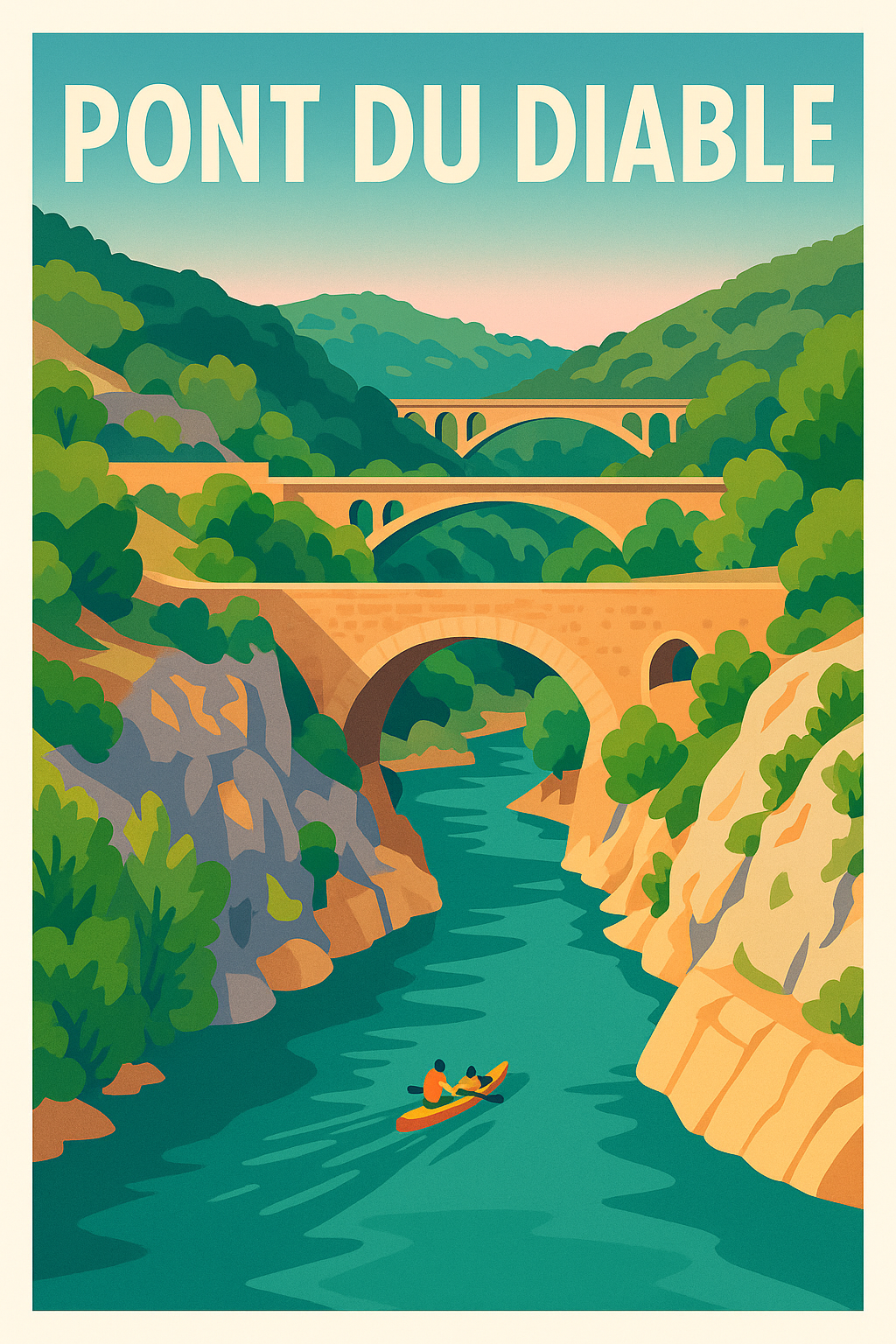Affiche de Pont du Diable - L'élégance sauvage de l'Hérault