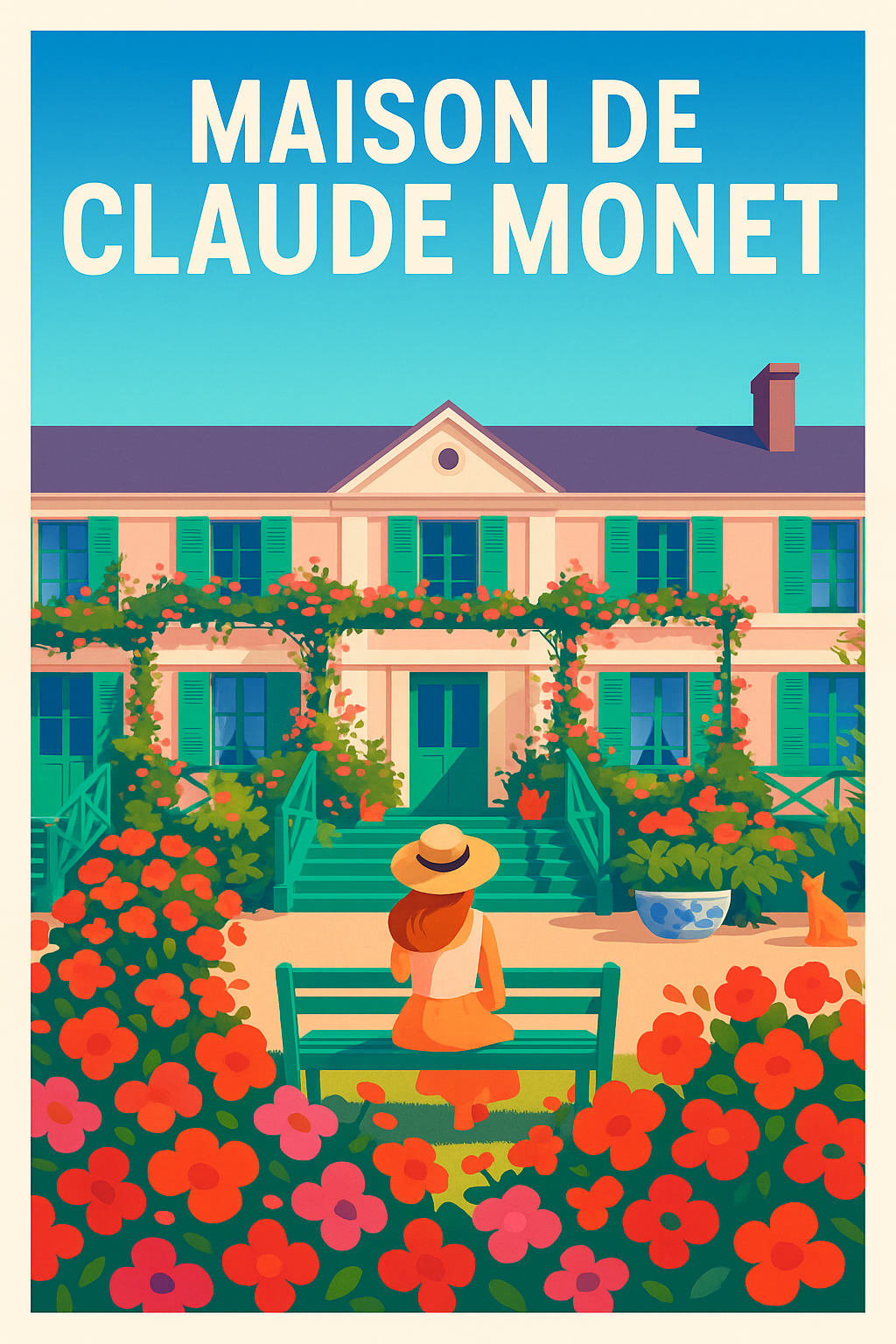 Affiche de Maison de Claude Monet - L'essence de l'impressionnisme à Giverny