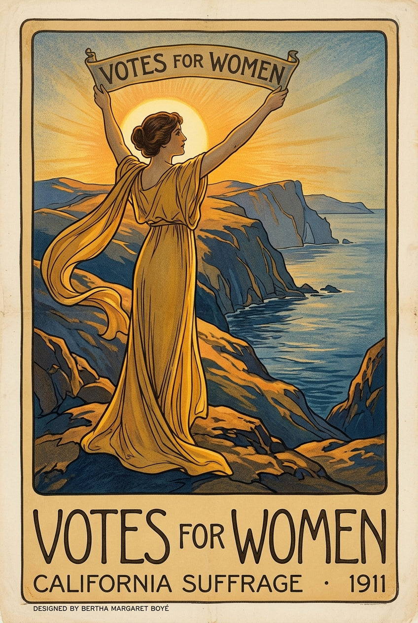 Affiche de propagande Votes for Women, poster historique