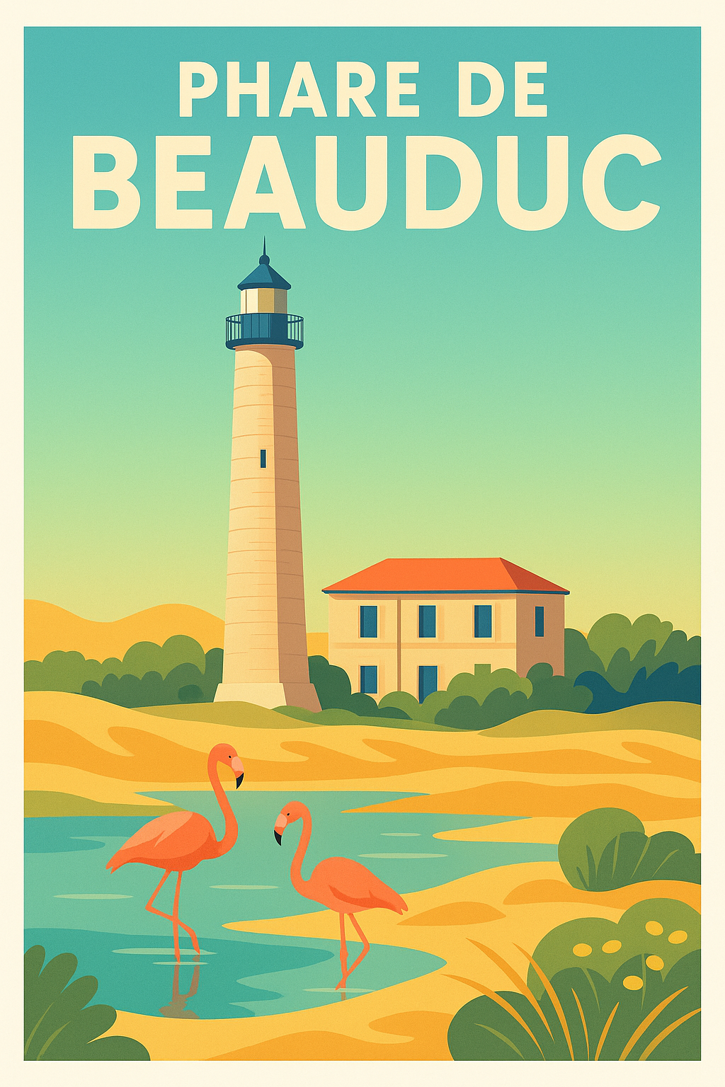 Affiche de Phare de Beauduc - L'esprit sauvage de la Camargue