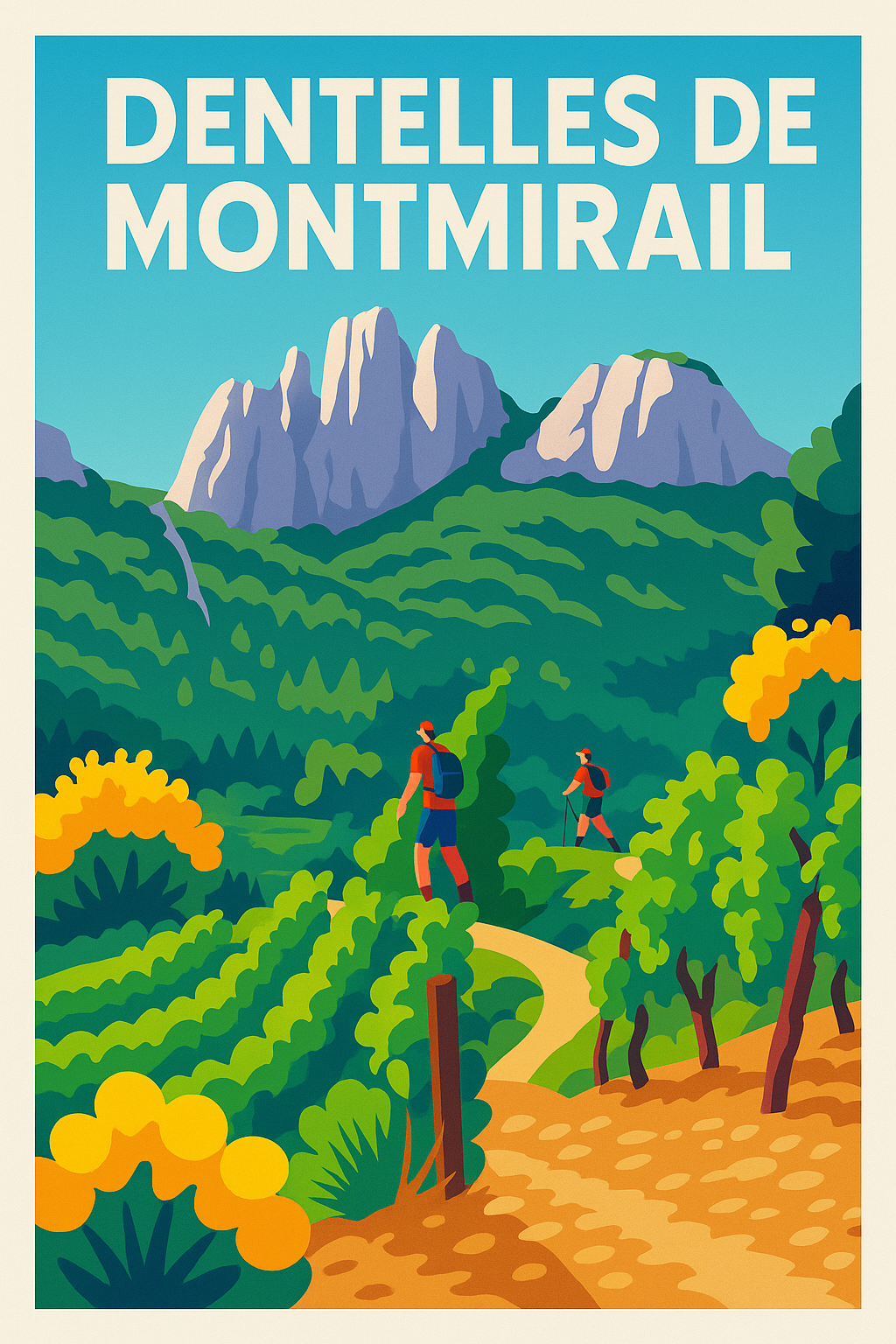 Affiche de Dentelles de Montmirail - L'élégance sauvage de la Provence