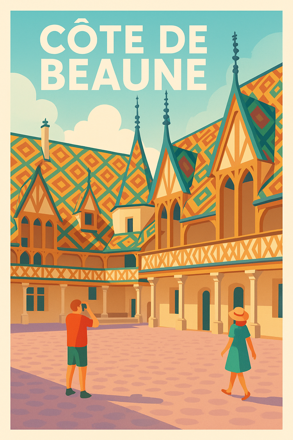 Affiche de Côte de Beaune - L'élégance des Hospices en héritage